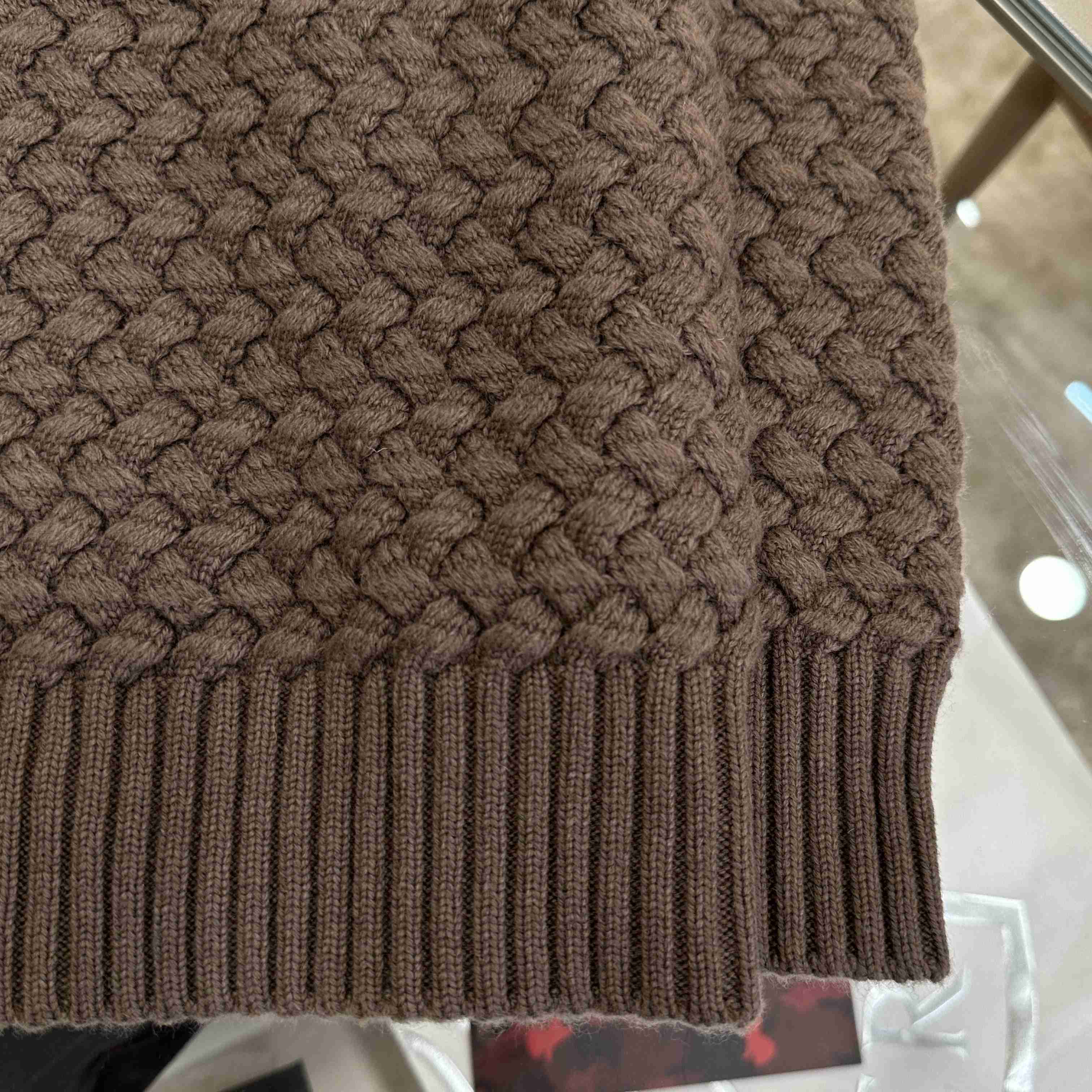 Bottega Veneta Intrecciato Wool Polo Sweater - DesignerGu