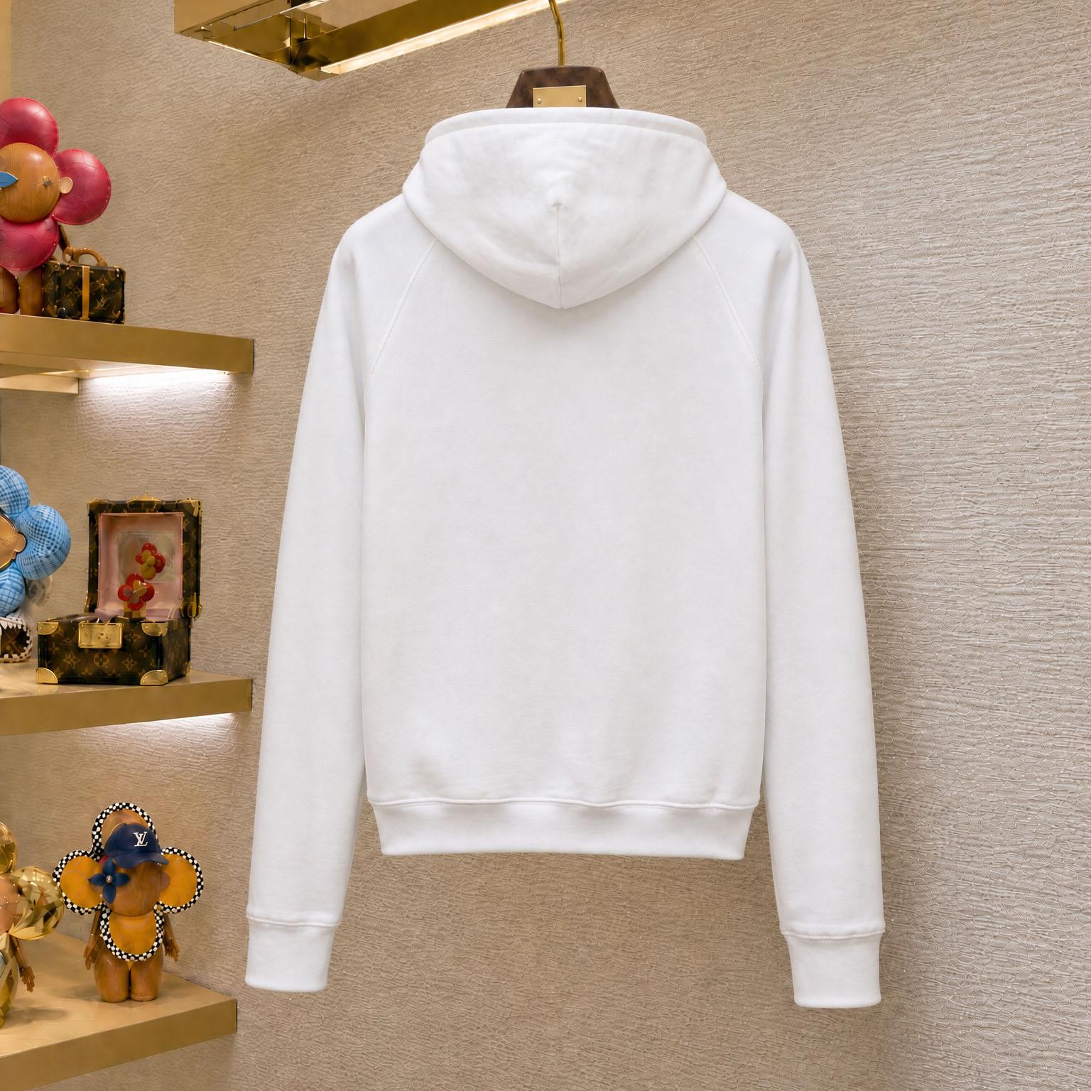 Balenciaga Bodies Zip-up Hoodie In White - DesignerGu