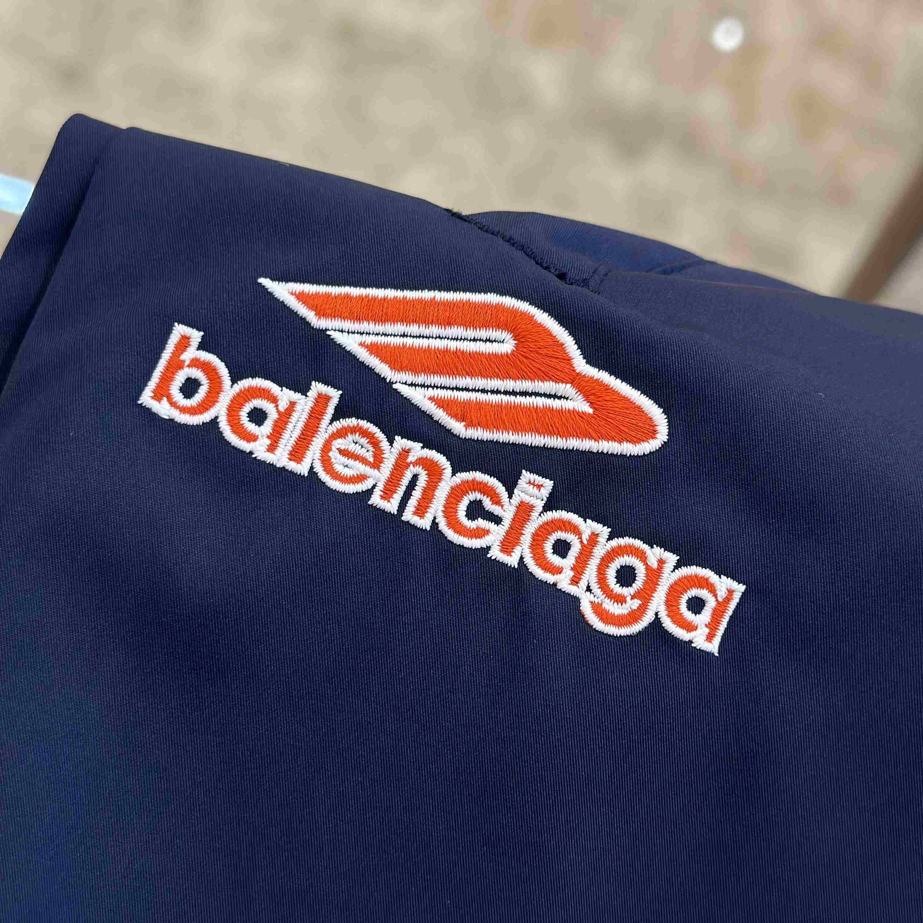 Balenciaga 3b Football Tracksuit Pants In New Dark Navy - DesignerGu
