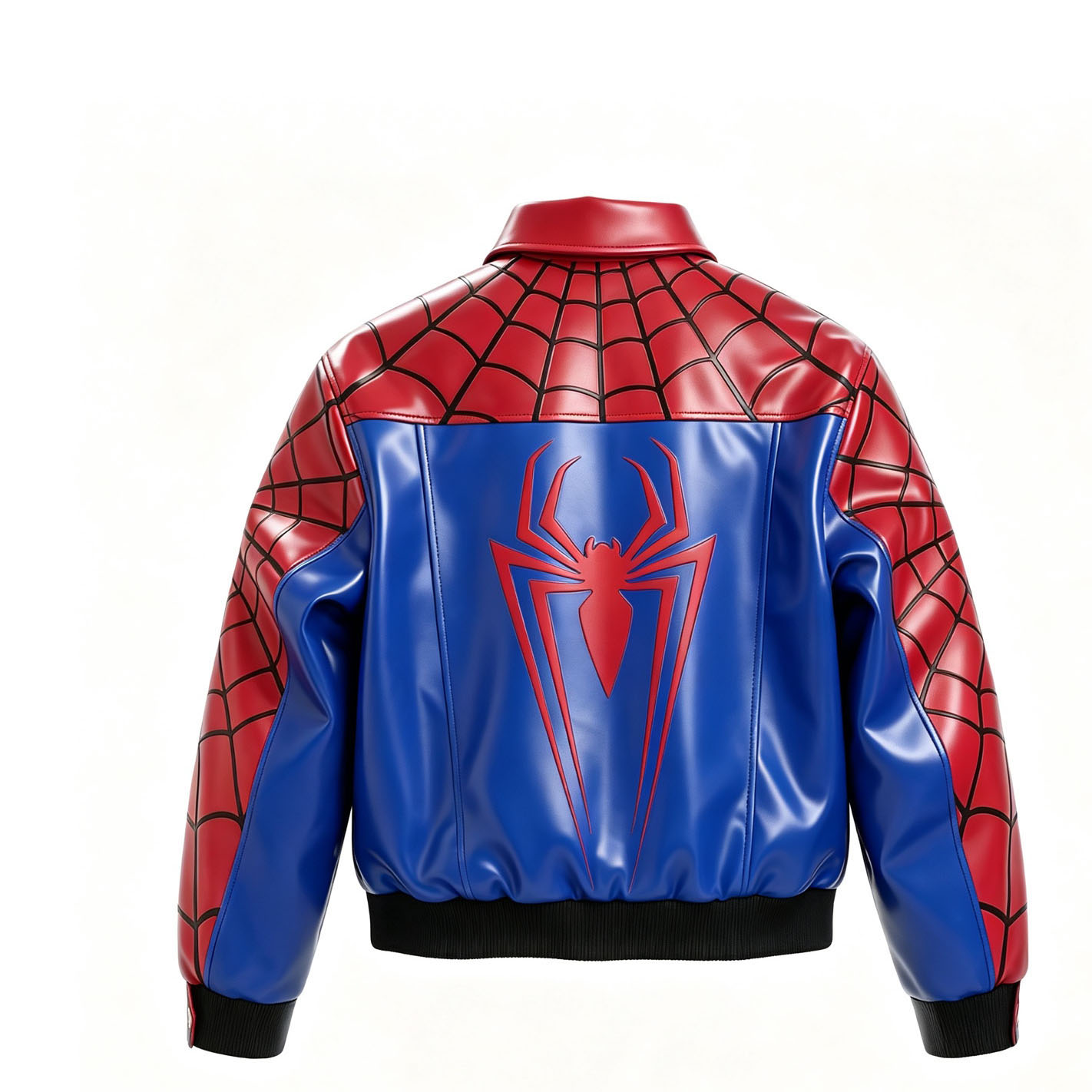 Supreme x Vanson Leathers Spider-Man Jacket 'Red' - DesignerGu
