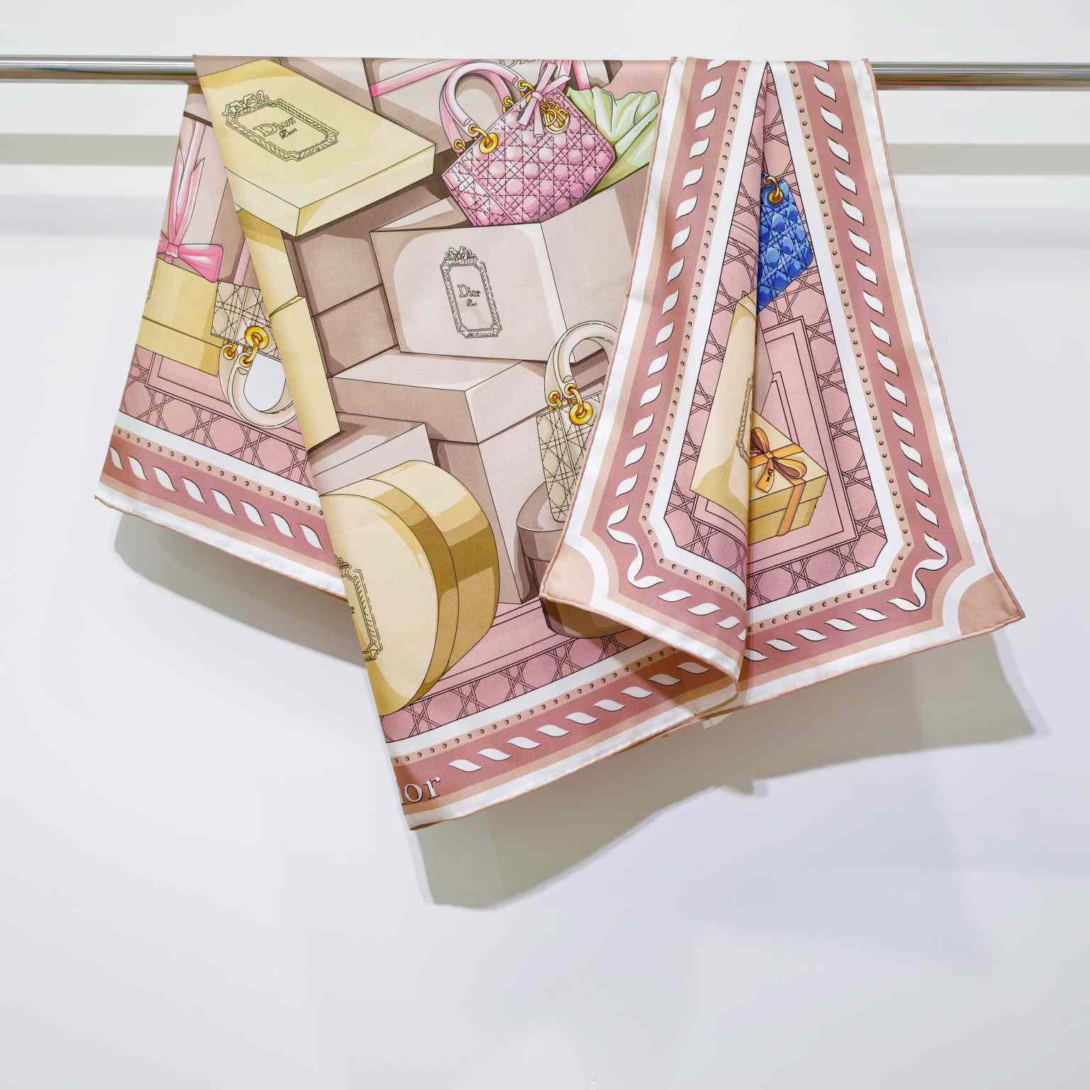 Dior Treasures 90 Square Scarf - DesignerGu