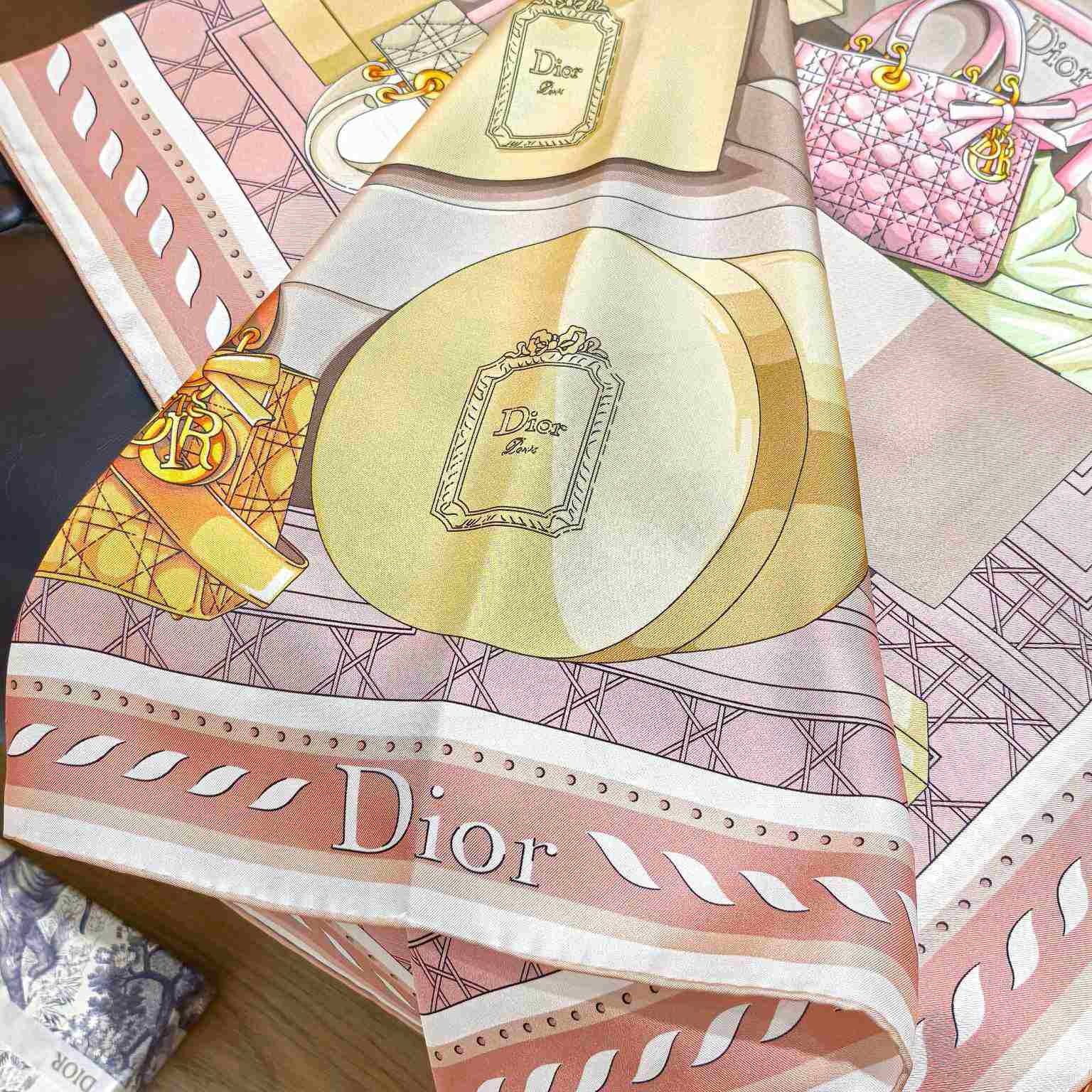 Dior Treasures 90 Square Scarf - DesignerGu