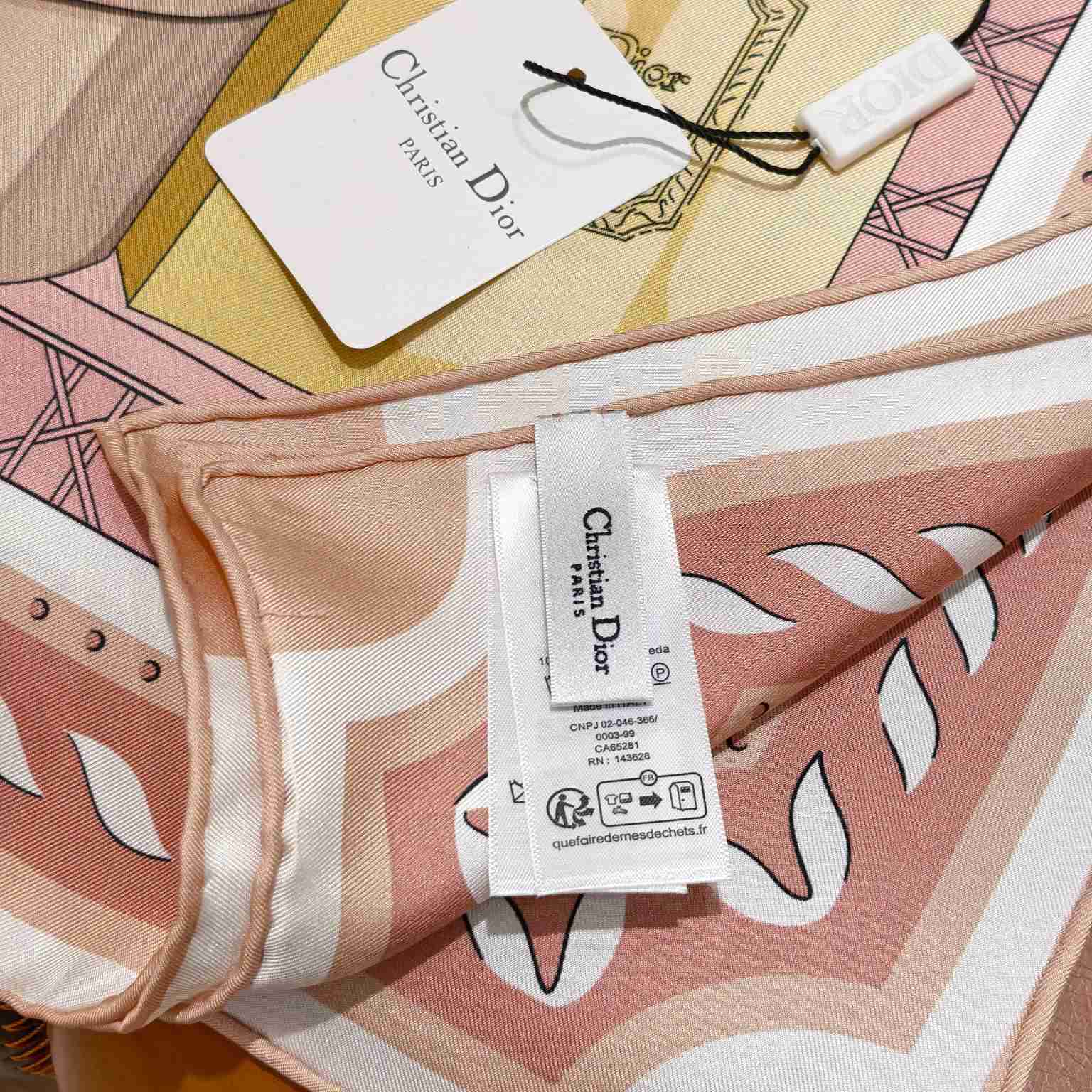 Dior Treasures 90 Square Scarf - DesignerGu