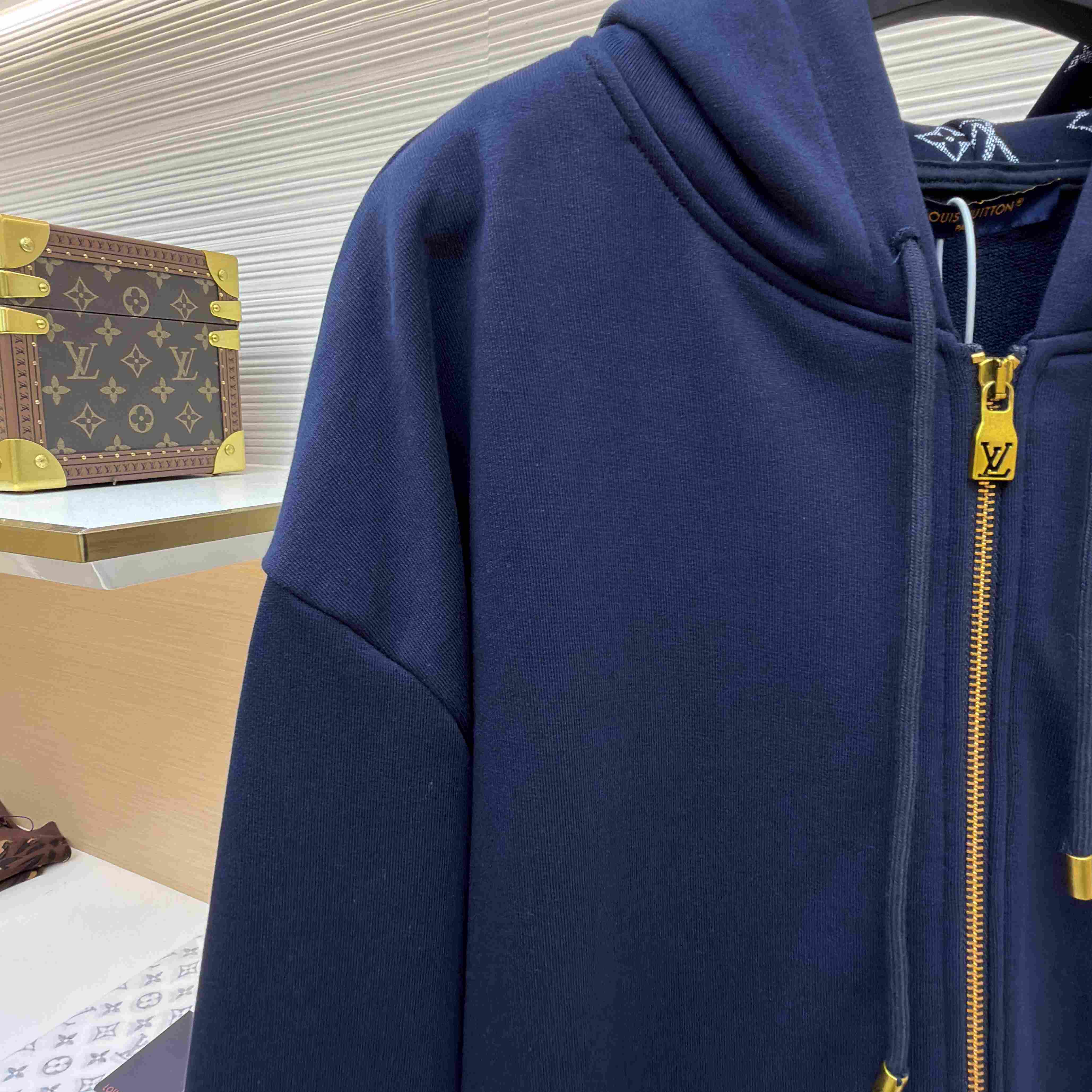 Louis Vuitton Chinese Valentine’s Day Zipped Hoodie - DesignerGu
