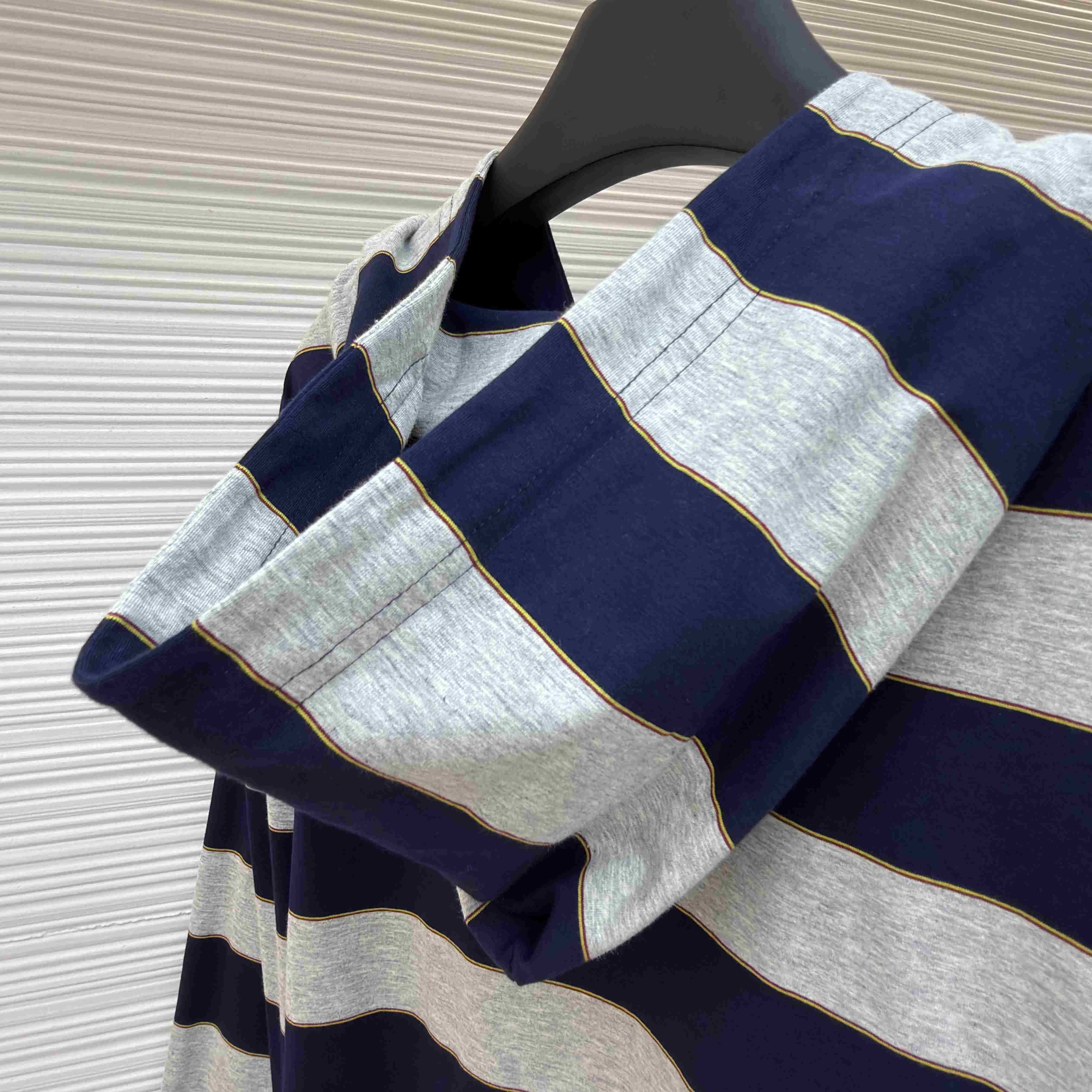 Miu Miu Striped Jersey Hoodie - DesignerGu