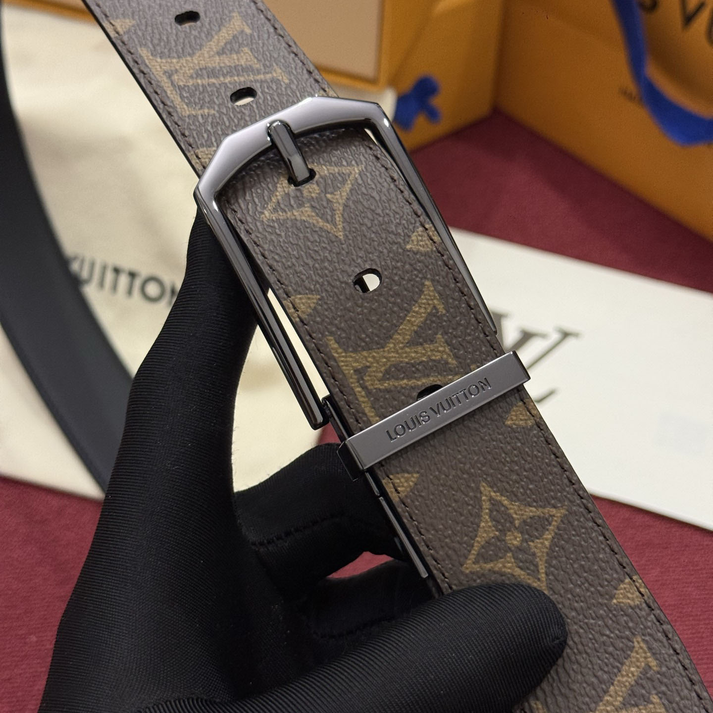 Louis Vuitton Slender 35mm Reversible Belt  - DesignerGu