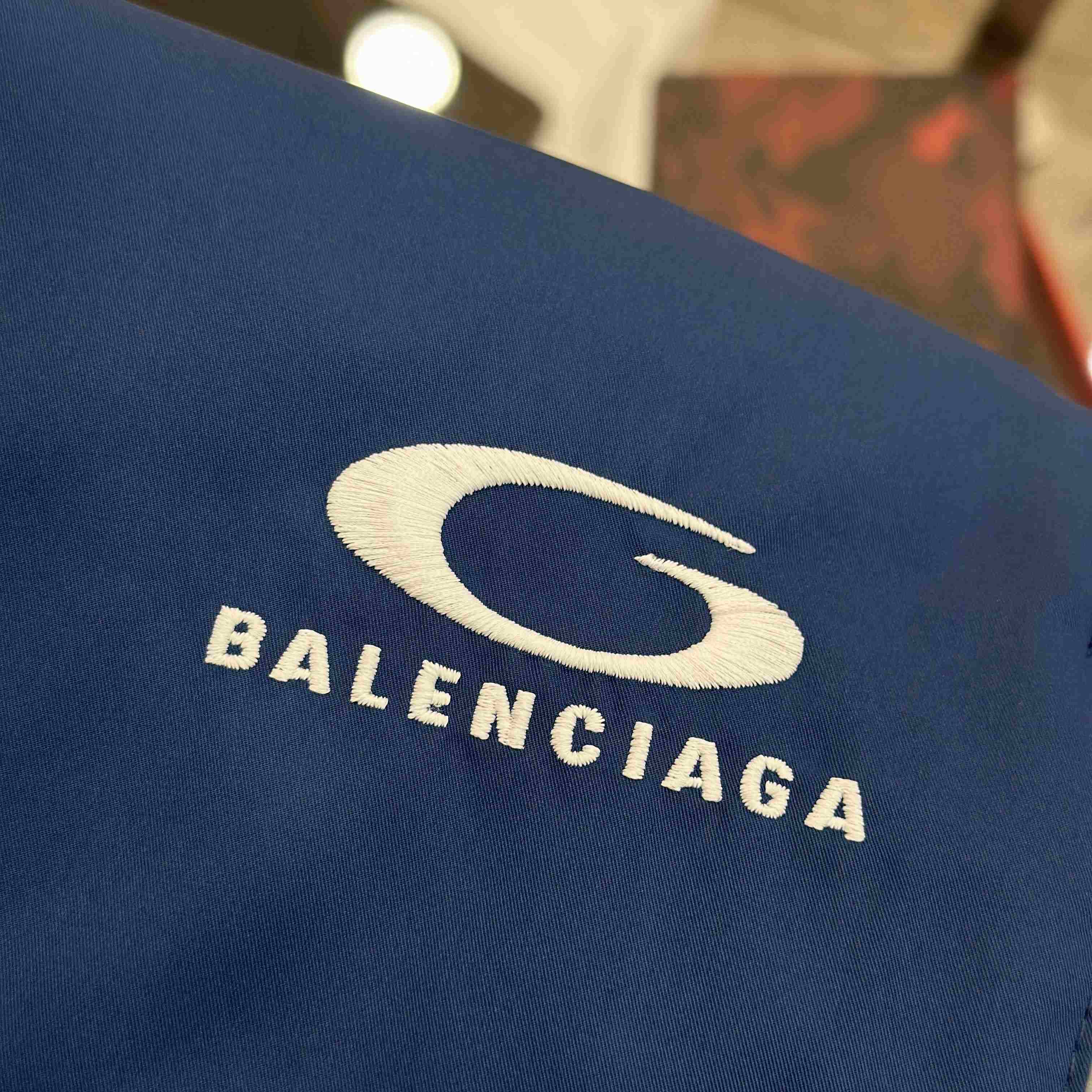 Balenciaga Tracksuit Pants In Marine Blue - DesignerGu