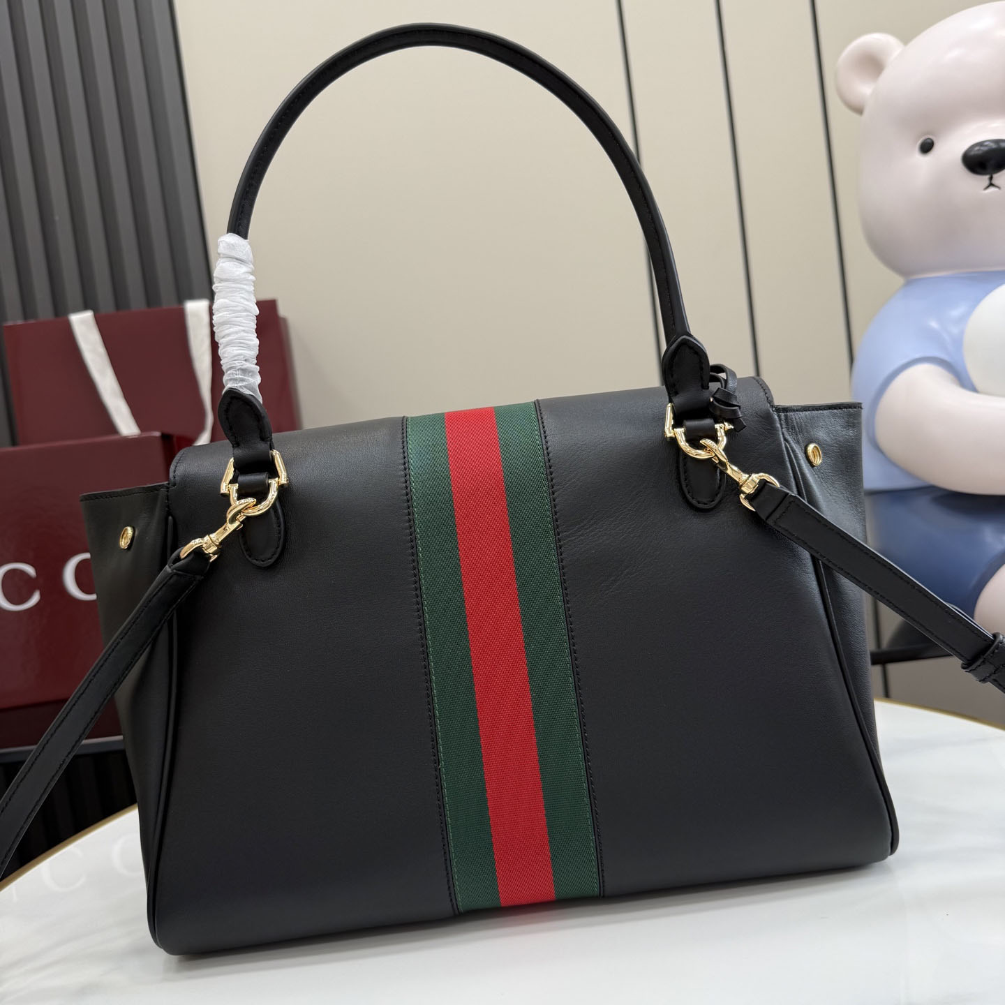 Gucci Paparazzo Medium Top Handle Bag 875018 - DesignerGu