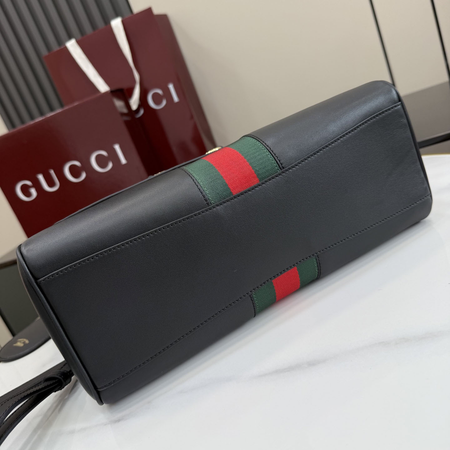 Gucci Paparazzo Medium Top Handle Bag 875018 - DesignerGu