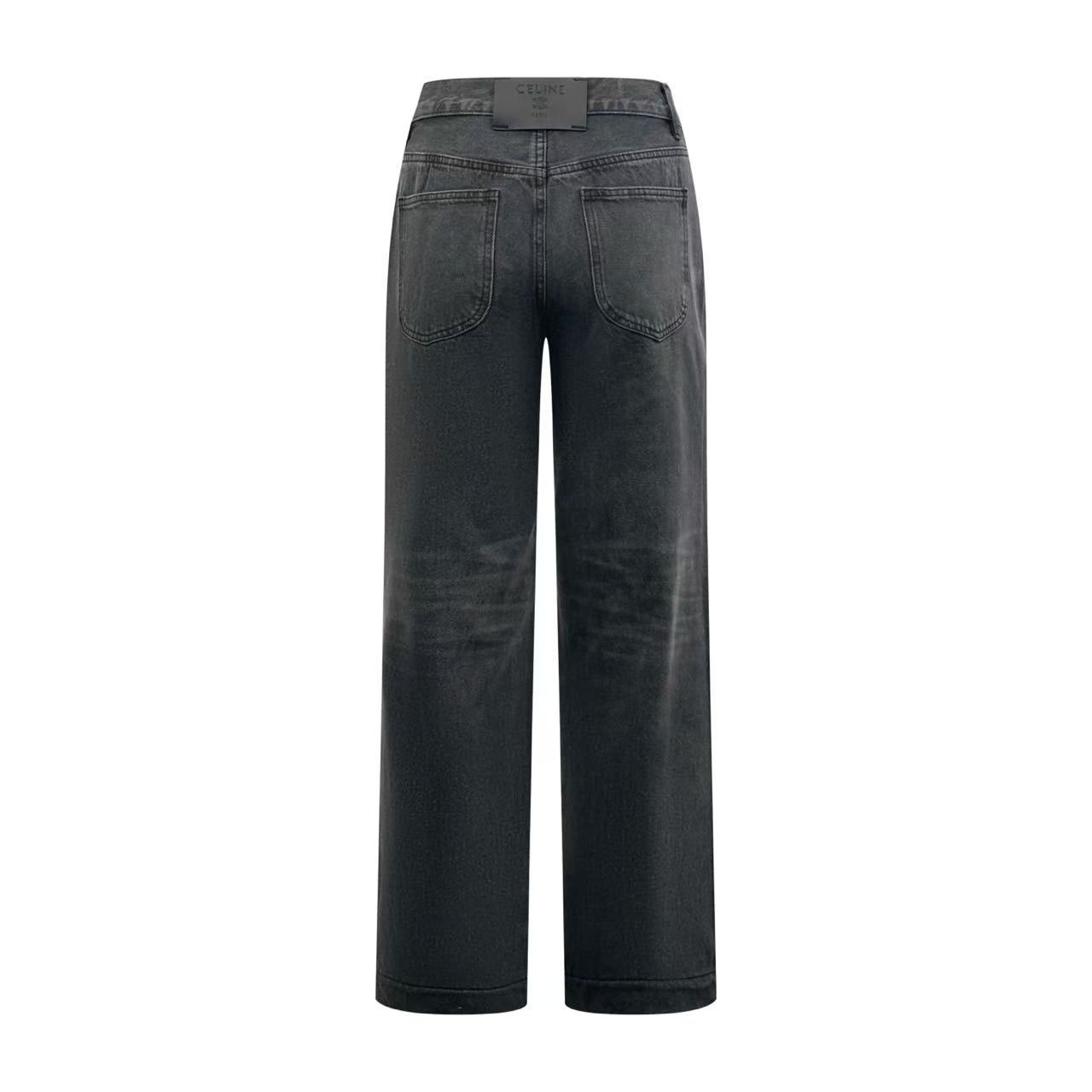 CELINE Boyfriend Jeans 'Max Black Wash' - DesignerGu