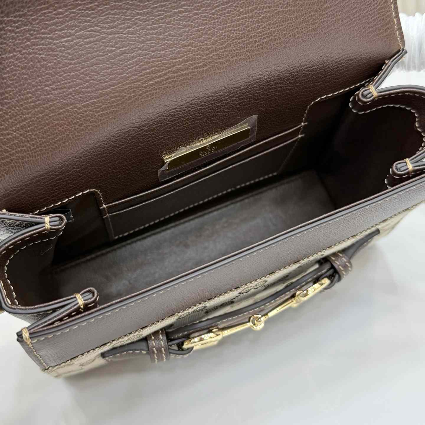 Gucci Horsebit Duomo Small Top Handle Bag A006O9 - DesignerGu