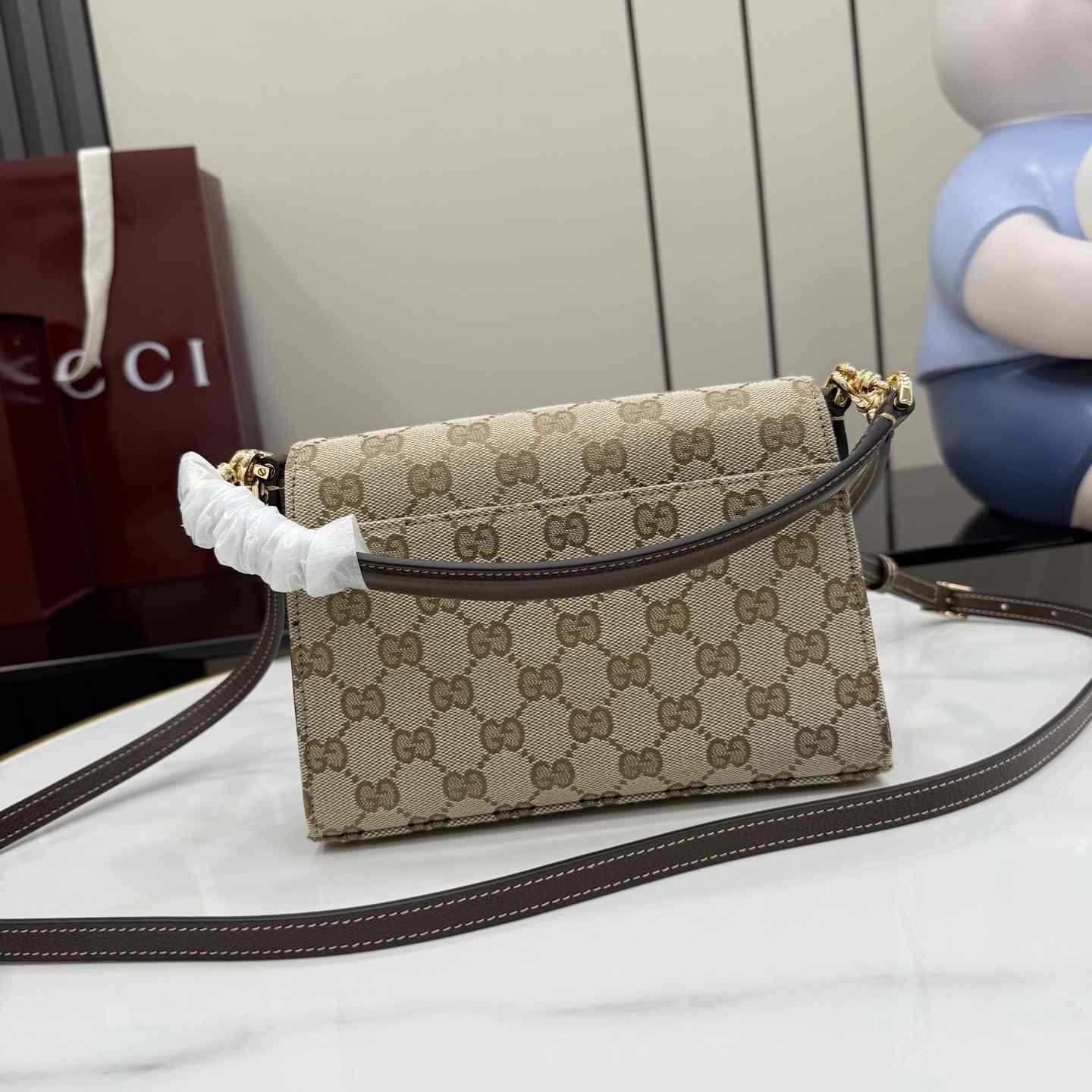 Gucci Horsebit Duomo Small Top Handle Bag A006O9 - DesignerGu