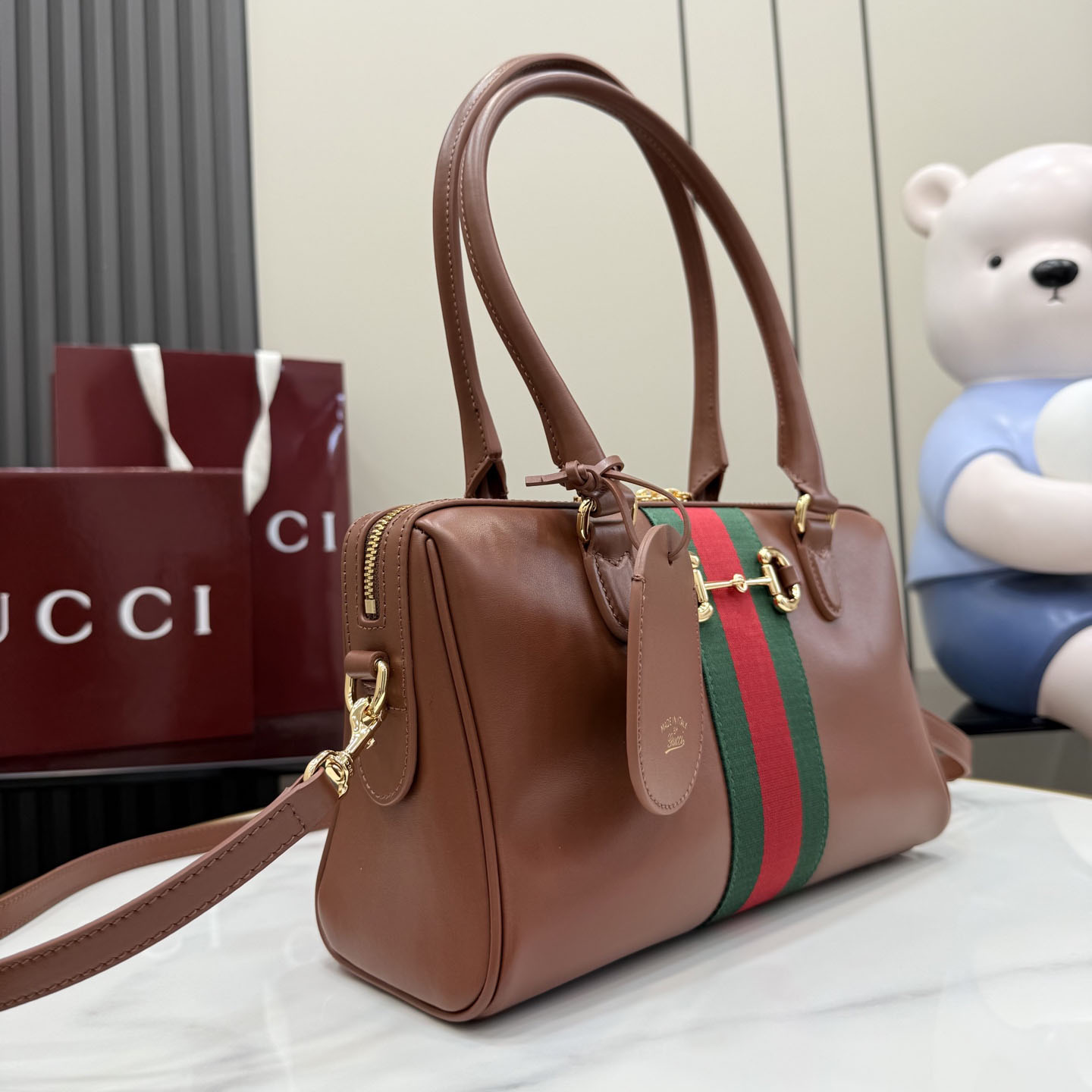 Gucci Borsetto Medium Boston Bag 866732 - DesignerGu