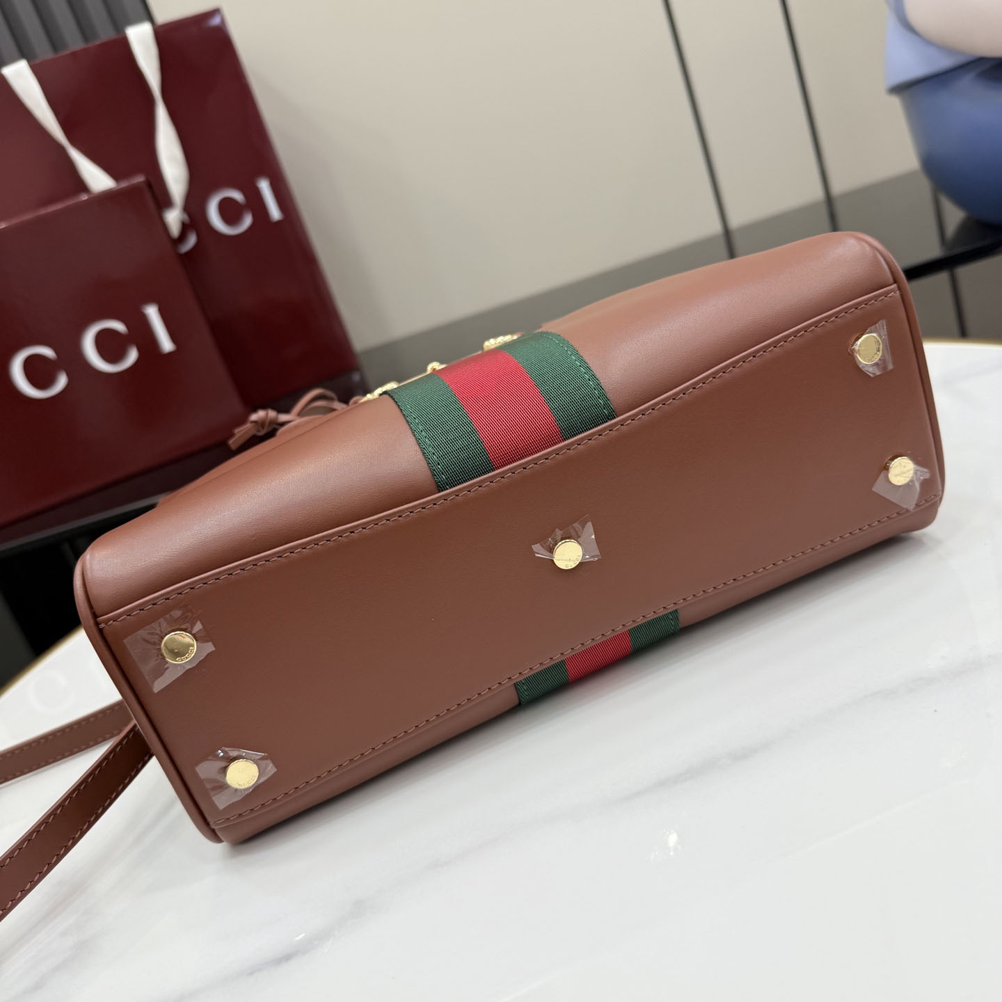 Gucci Borsetto Medium Boston Bag 866732 - DesignerGu