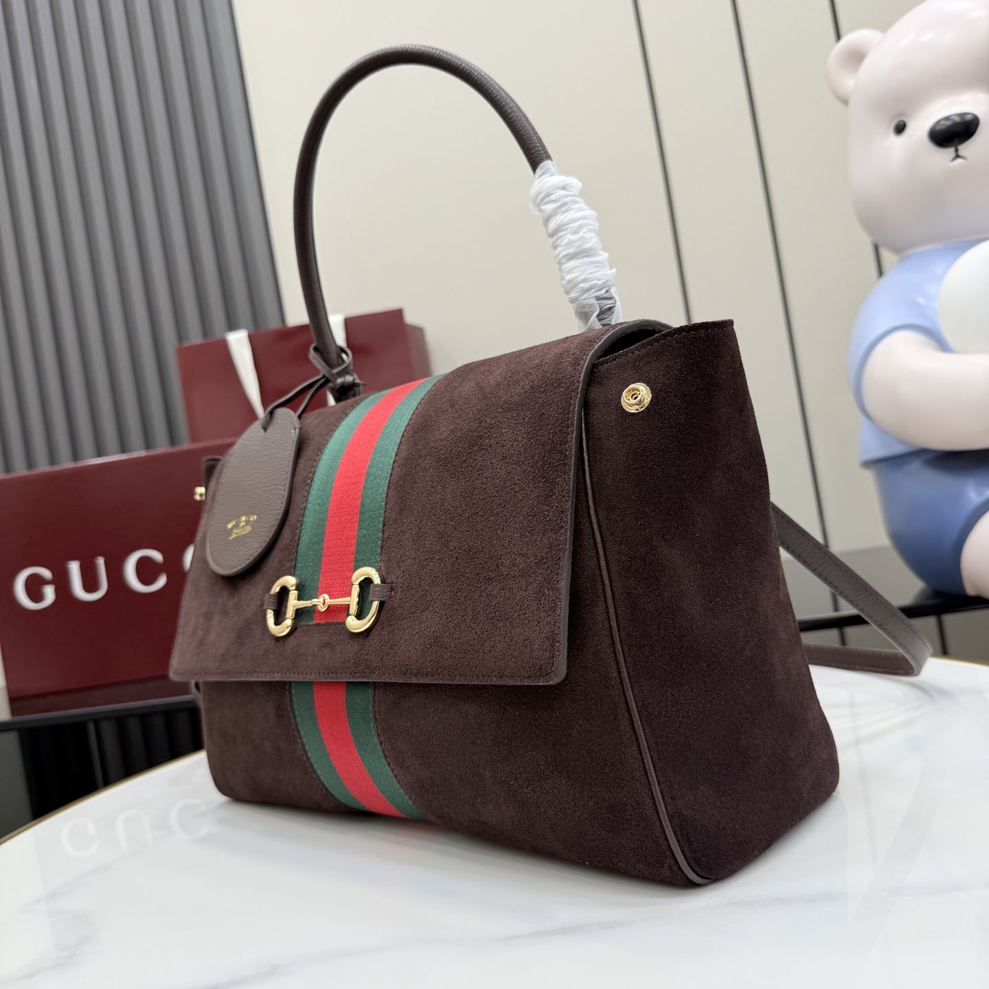 Gucci Paparazzo Medium Top Handle Bag 875018 - DesignerGu