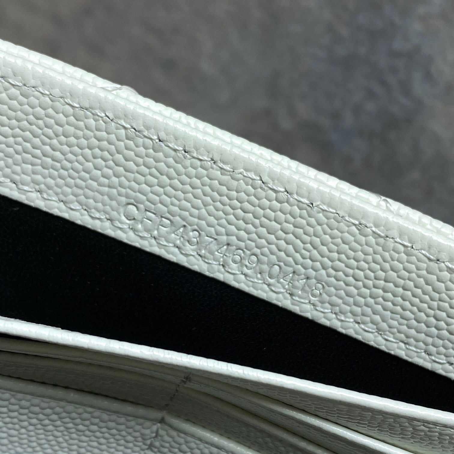 Saint Laurent Cassandre YSL Monogram Large Flap Wallet In Grained Leather - DesignerGu