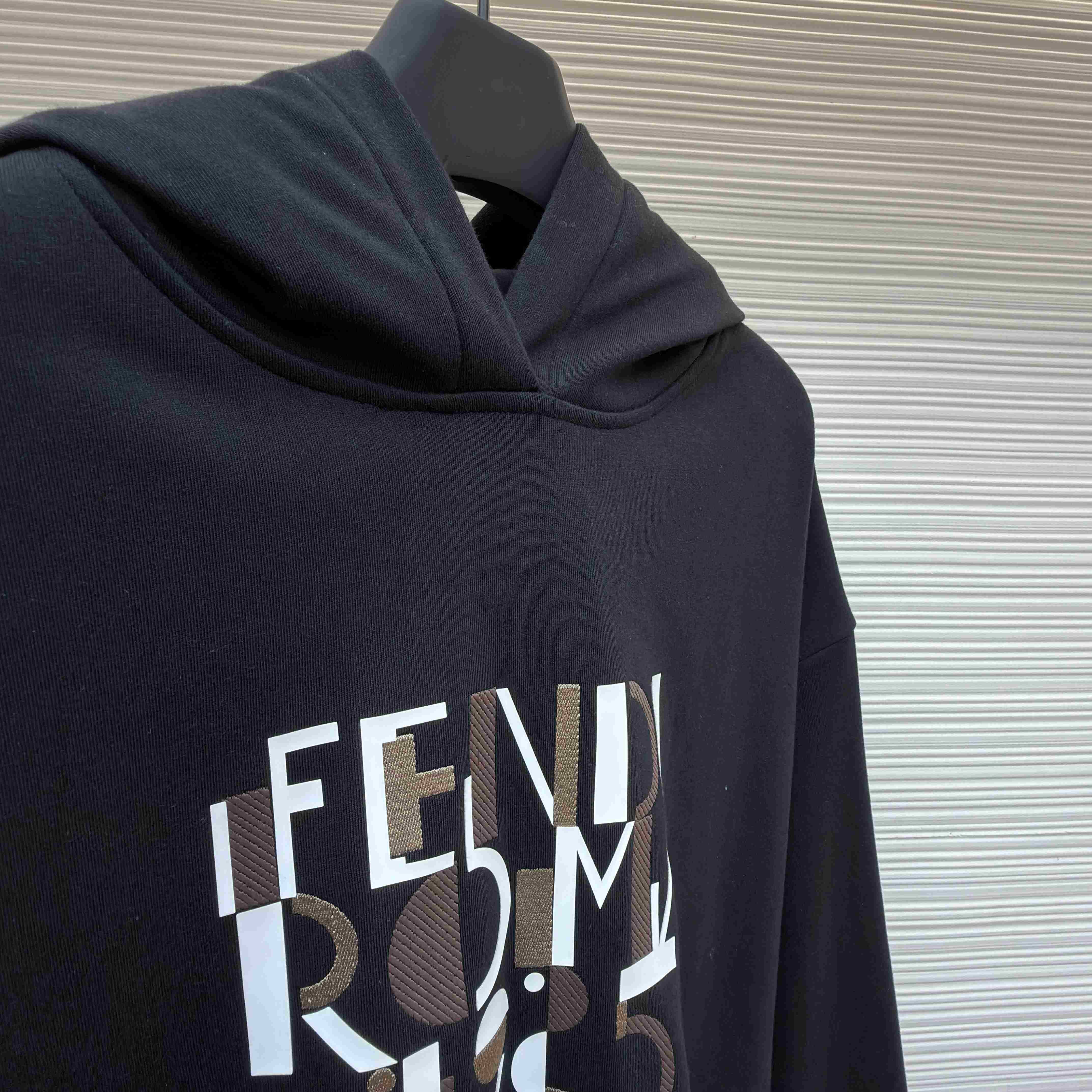 Fendi Logo-Print Hoodie - DesignerGu