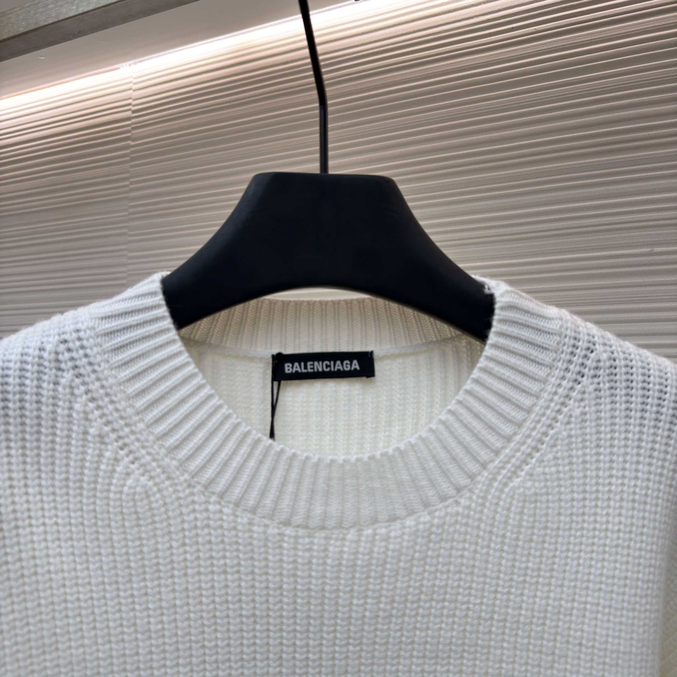 Balenciaga Wool Blend Sweater - DesignerGu