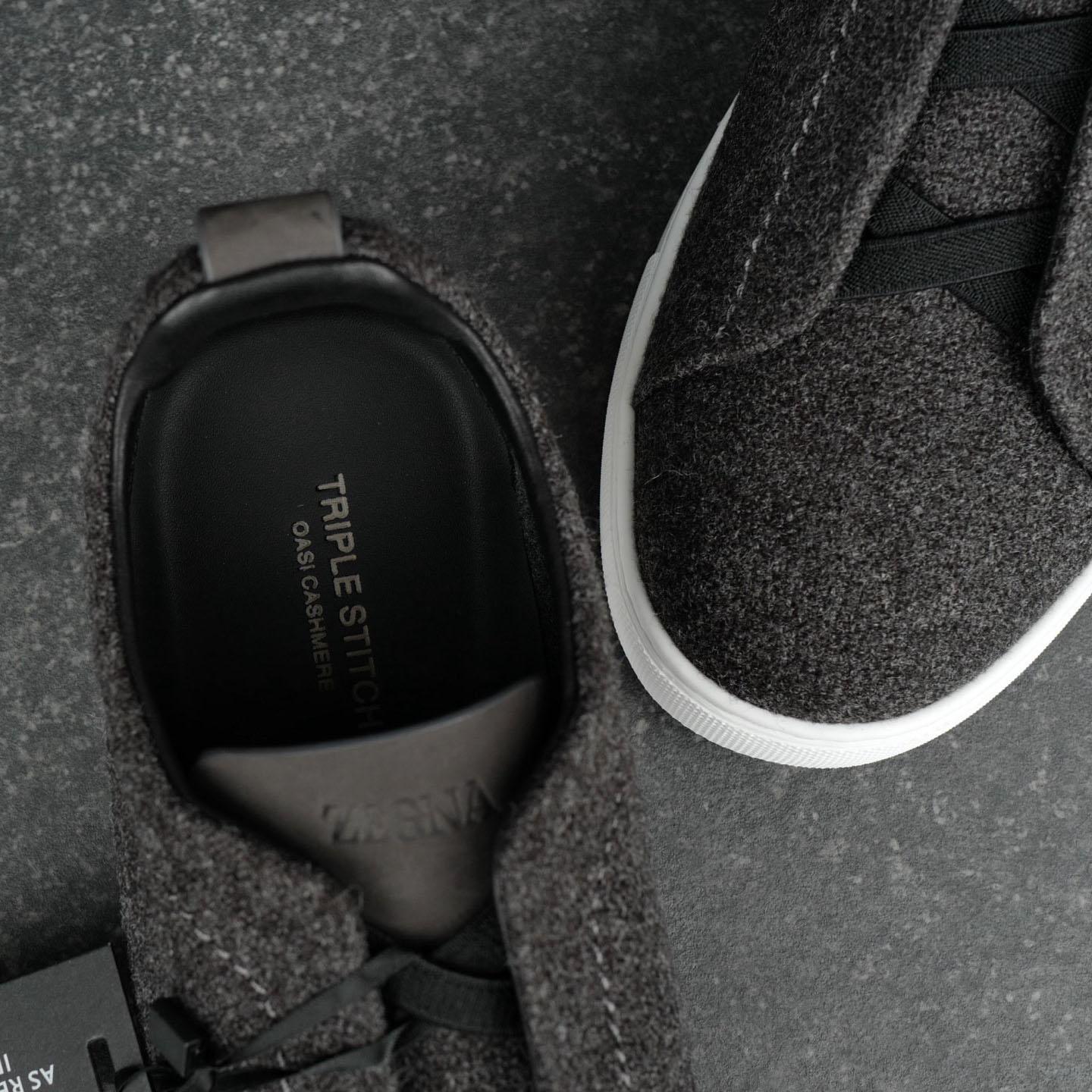ZEGNA  Triple Stitch™ Oasi Cashmere Sneakers - DesignerGu