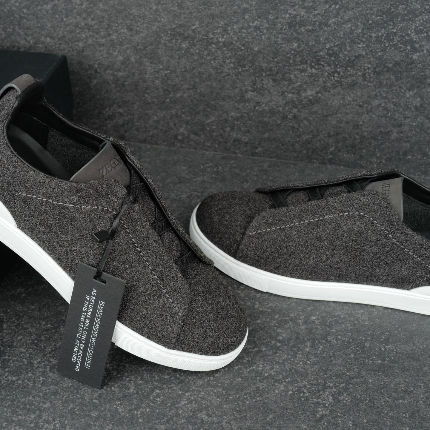 ZEGNA  Triple Stitch™ Oasi Cashmere Sneakers - DesignerGu