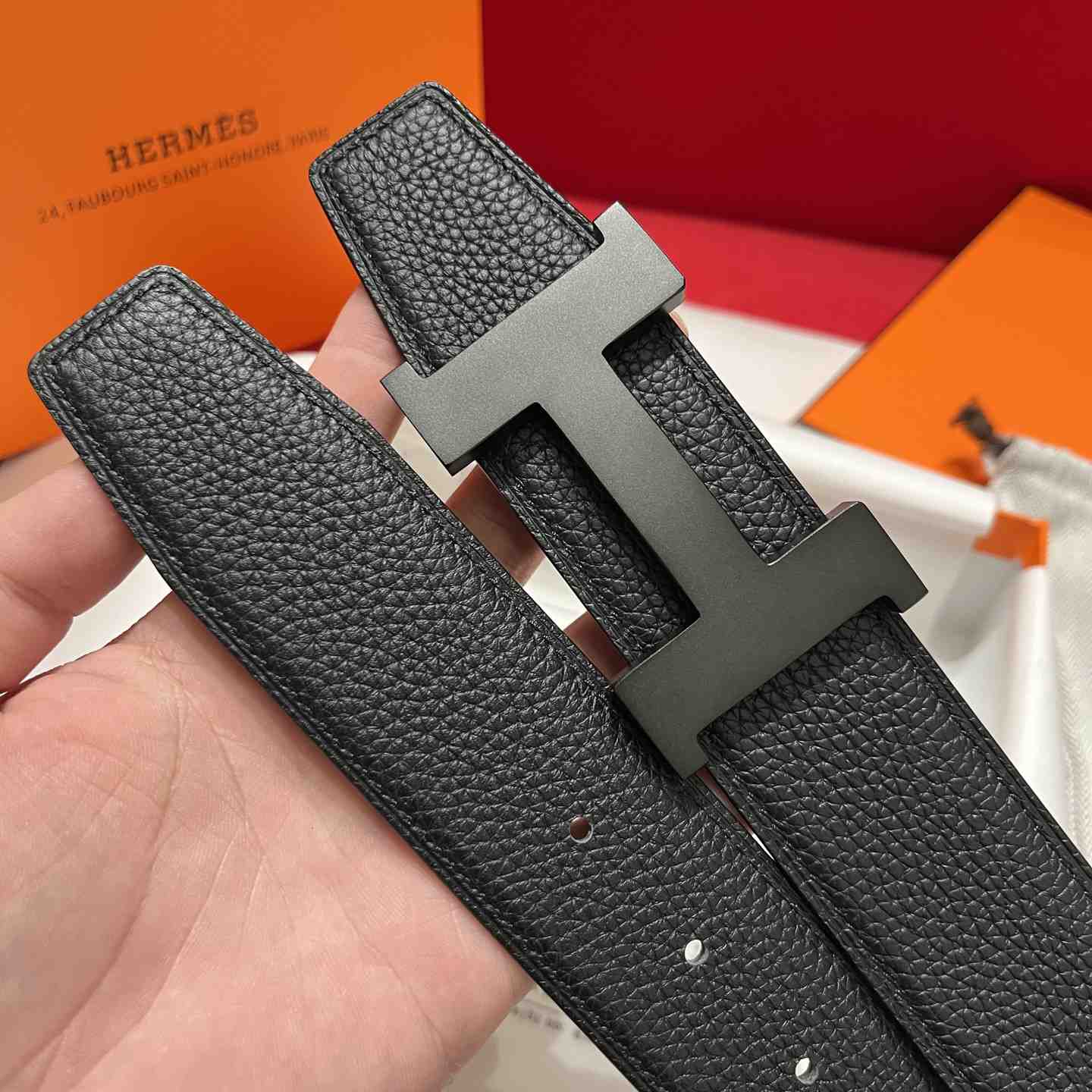 Hermes Constance Belt Buckle & Reversible Leather Strap 38 mm - DesignerGu
