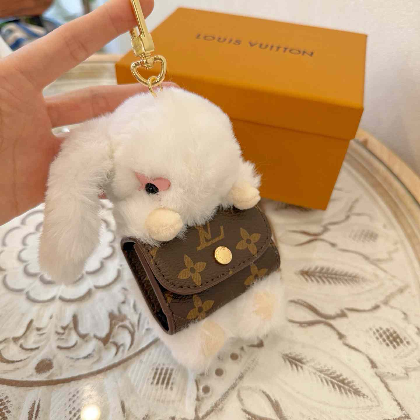 Louis Vuitton LV Cute Bunny Bag Charm  - DesignerGu