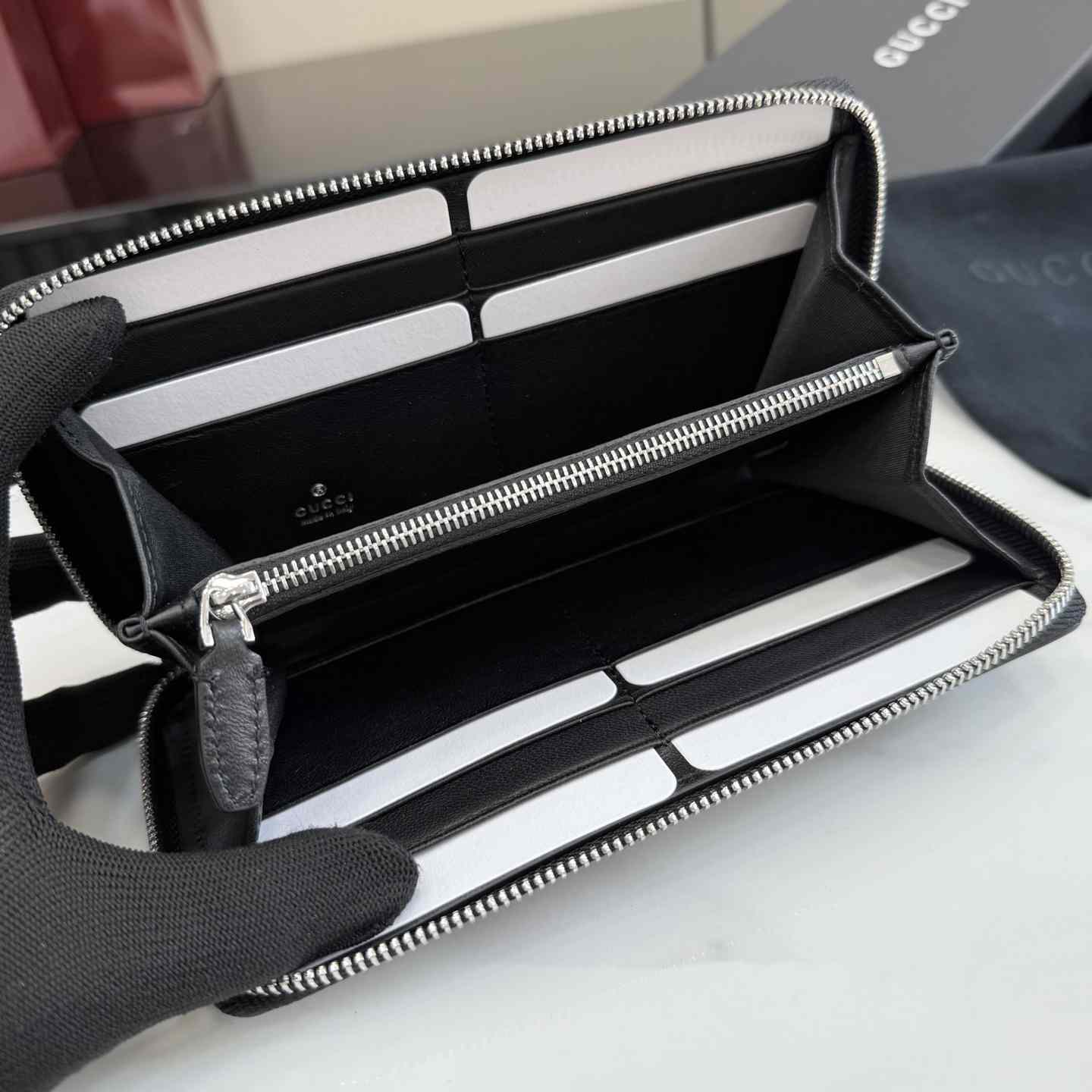Gucci Zip Around Wallet With Horsebit A006YS - DesignerGu
