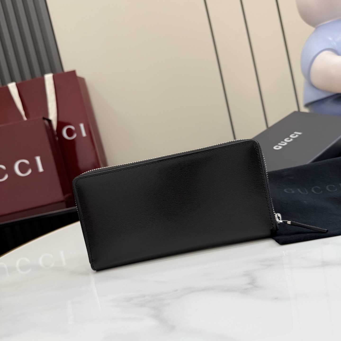 Gucci Zip Around Wallet With Horsebit A006YS - DesignerGu