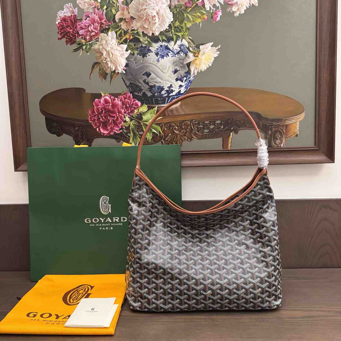 Goyard Goyardine Boheme Hobo Bag（Without a box） - DesignerGu