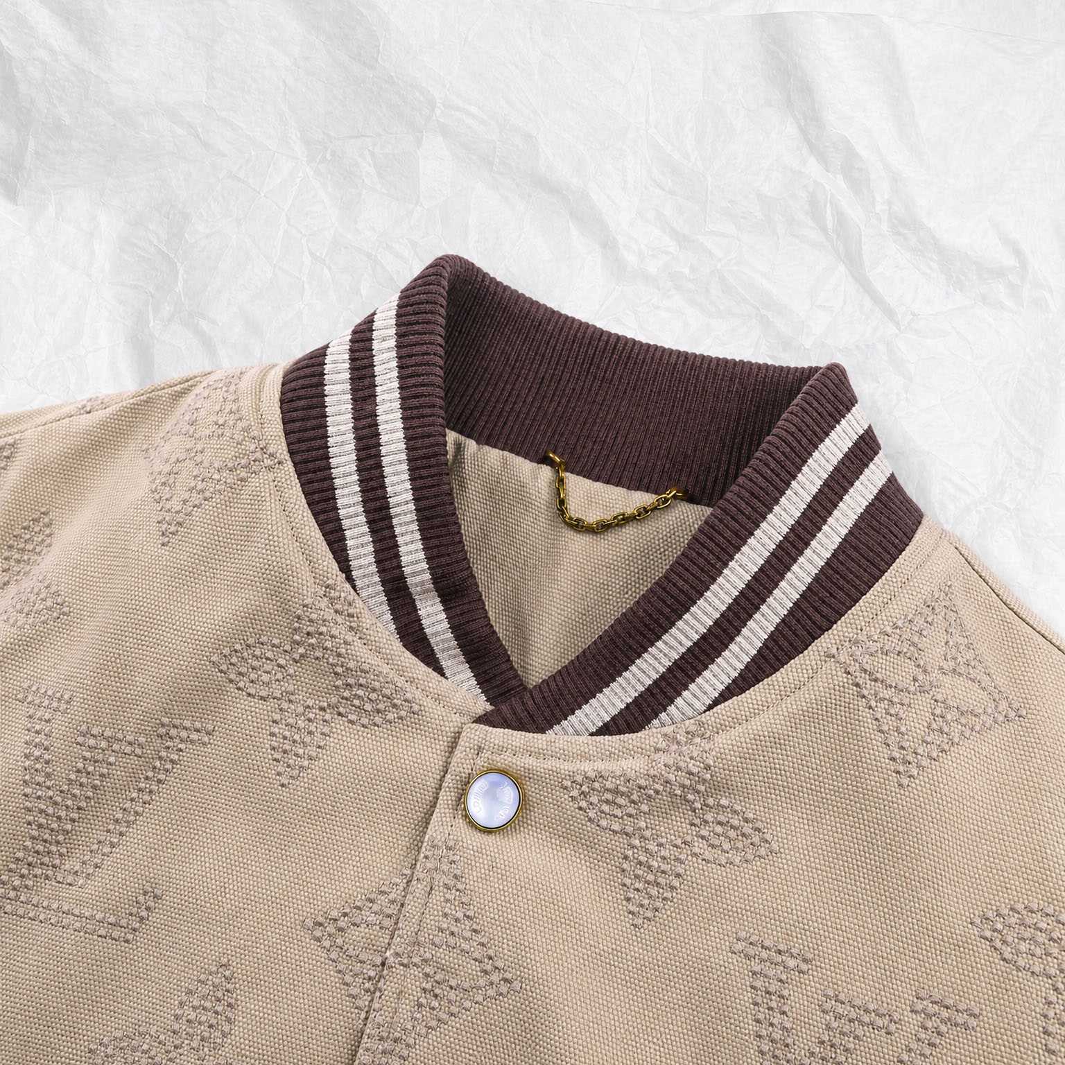 Louis Vuitton Monogram Embroidered Varsity Blouson 1AHBZ7 - DesignerGu