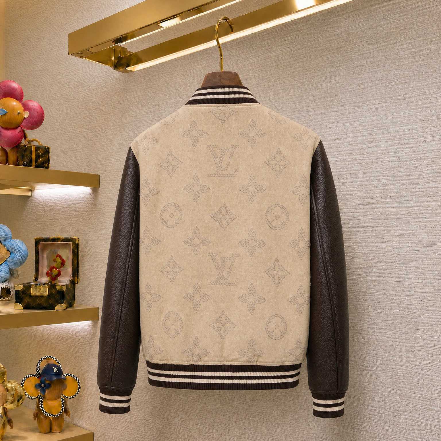 Louis Vuitton Monogram Embroidered Varsity Blouson 1AHBZ7 - DesignerGu