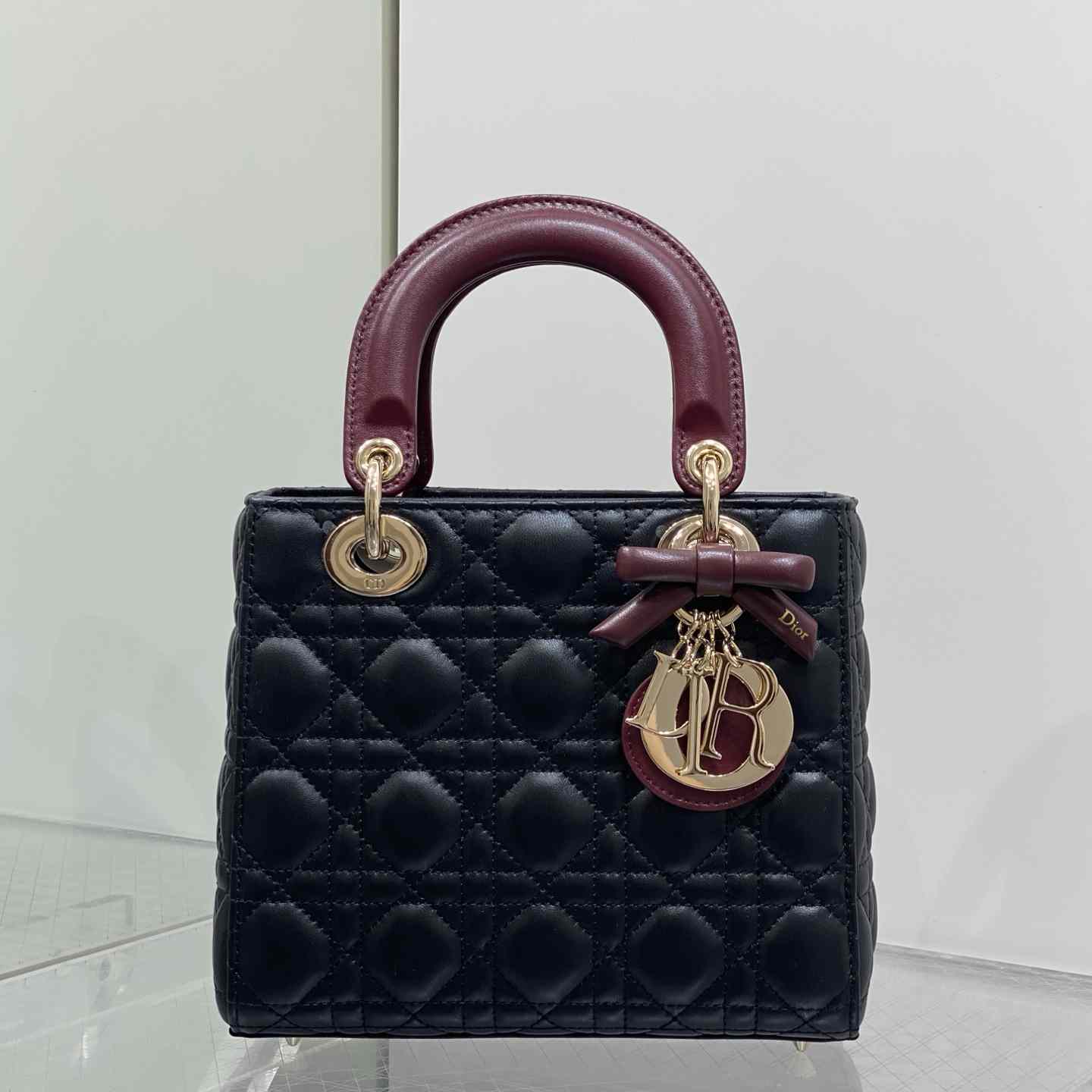 Dior Small Lady Dior Bag With Strap - DesignerGu