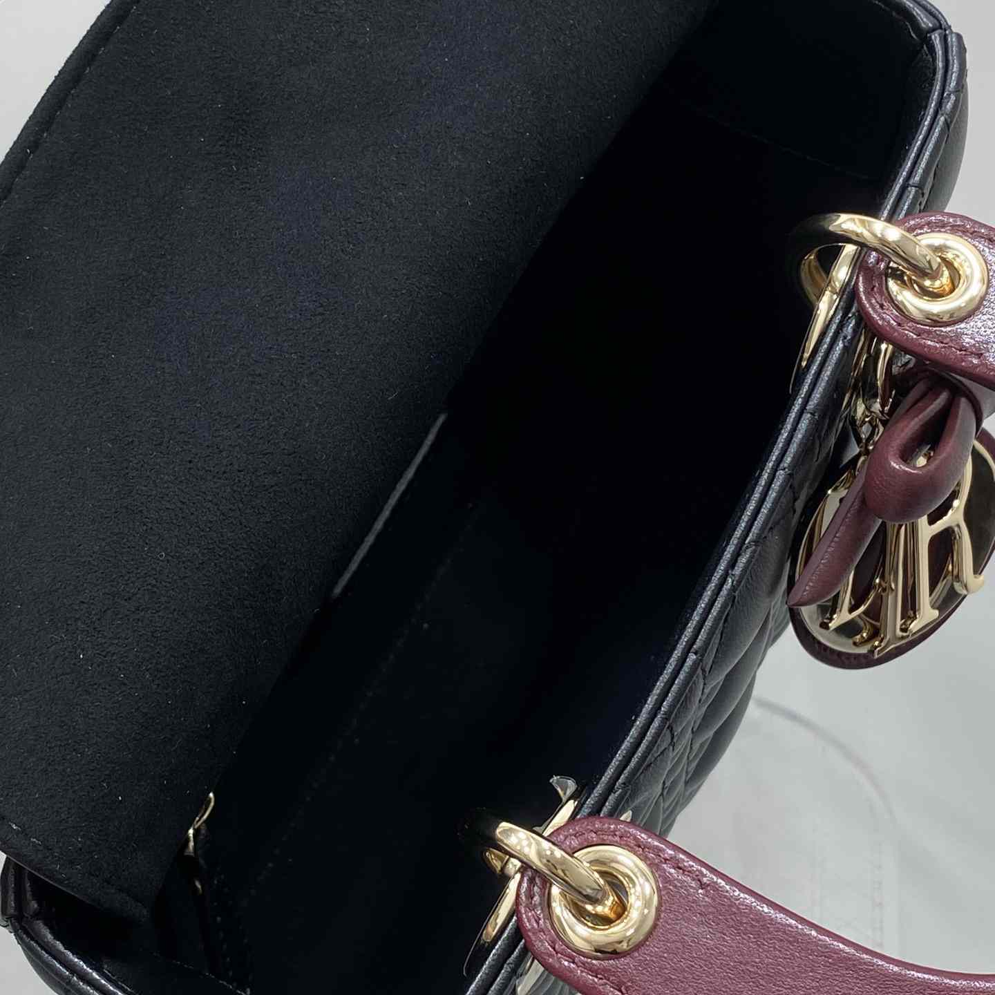Dior Small Lady Dior Bag With Strap - DesignerGu