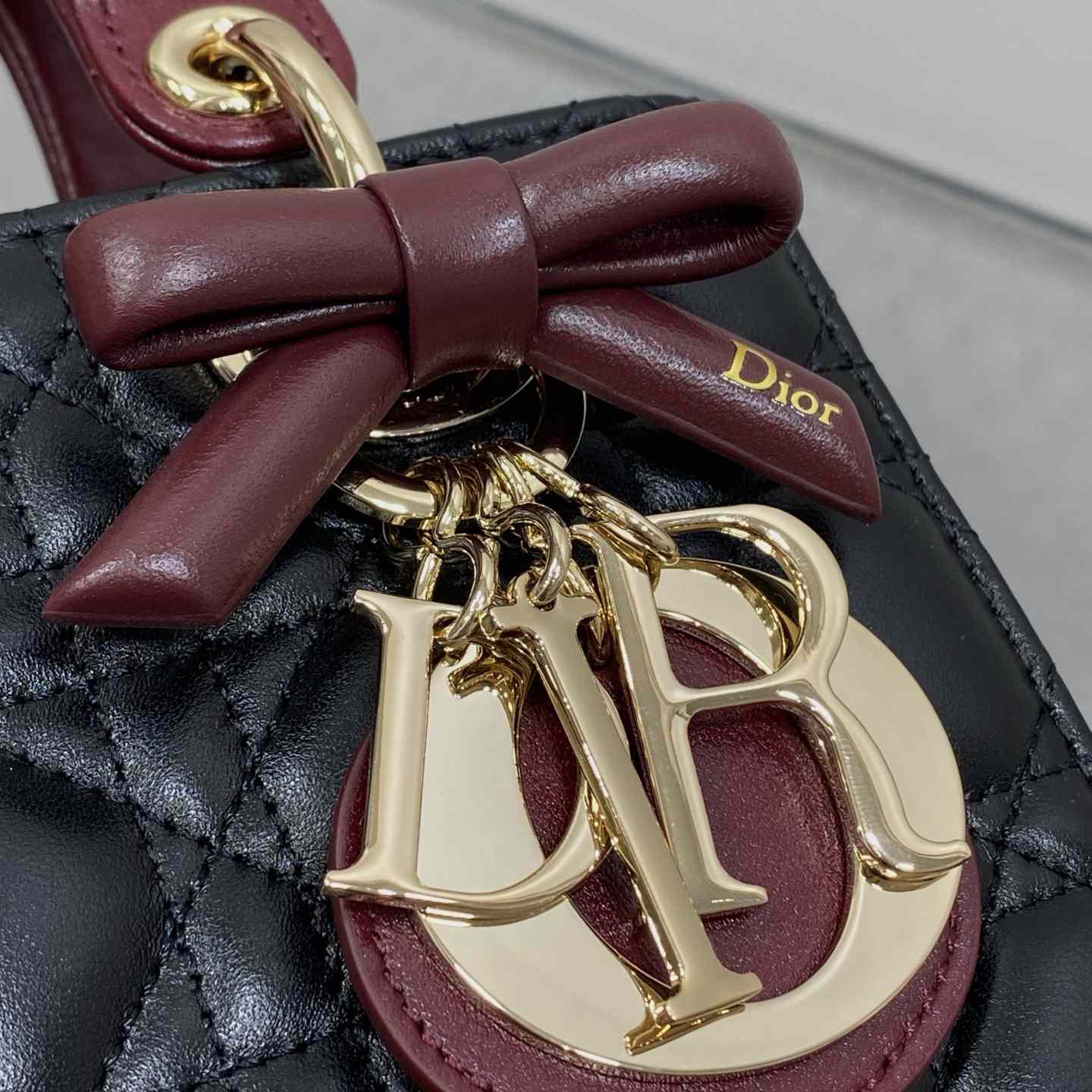 Dior Small Lady Dior Bag With Strap - DesignerGu