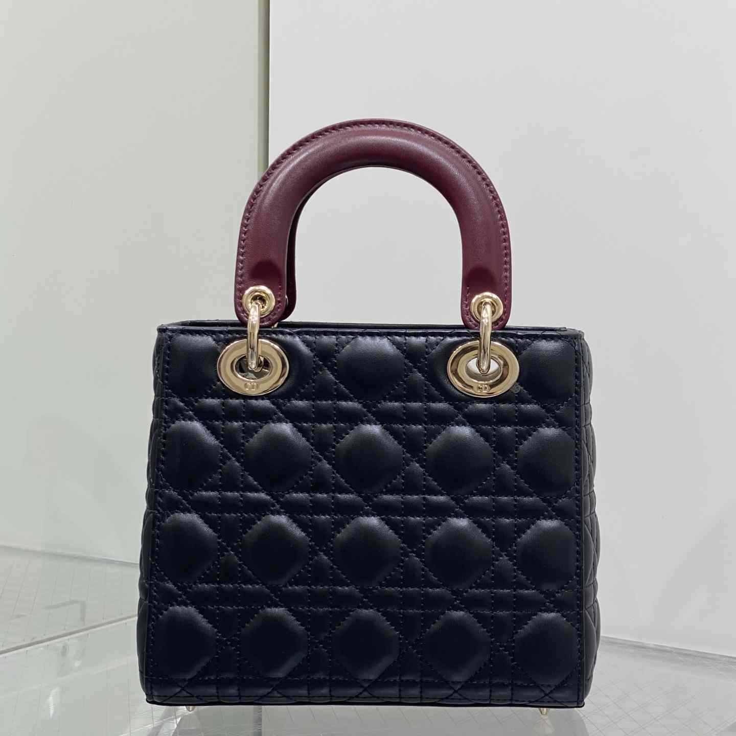 Dior Small Lady Dior Bag With Strap - DesignerGu