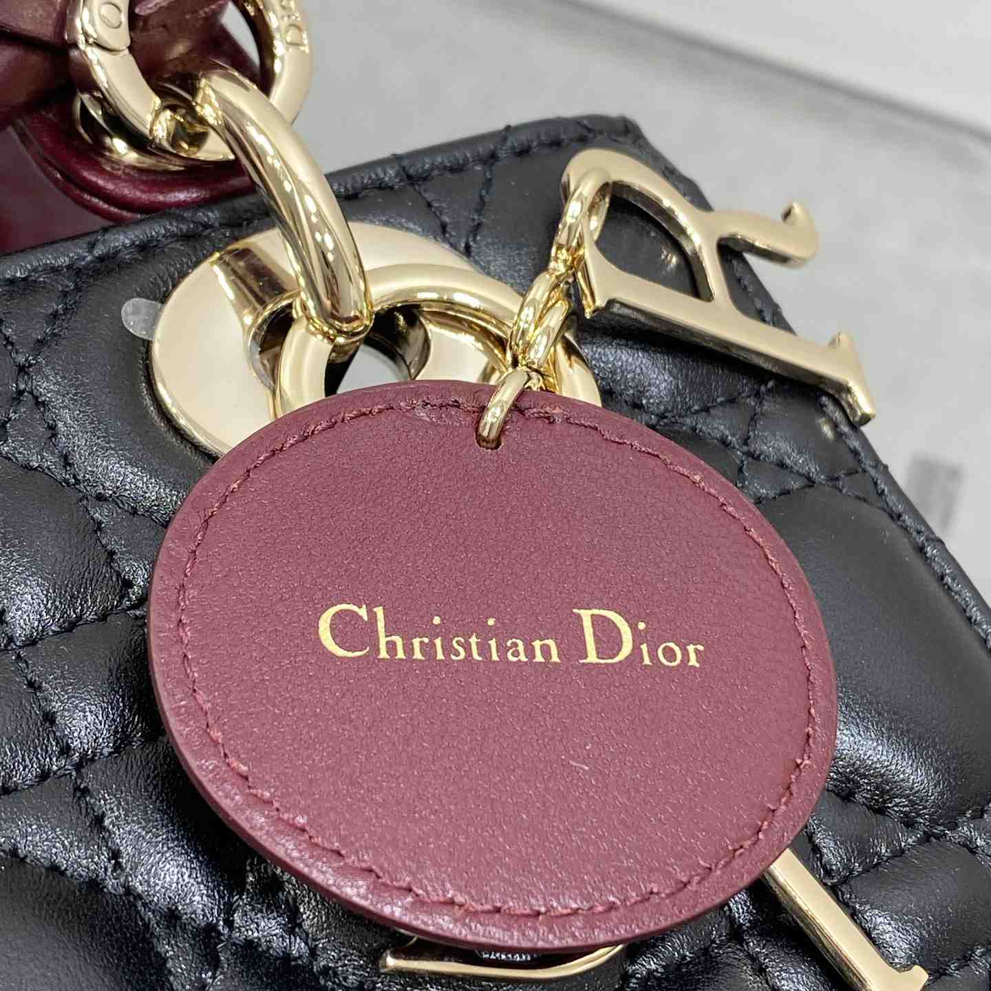 Dior Small Lady Dior Bag With Strap - DesignerGu