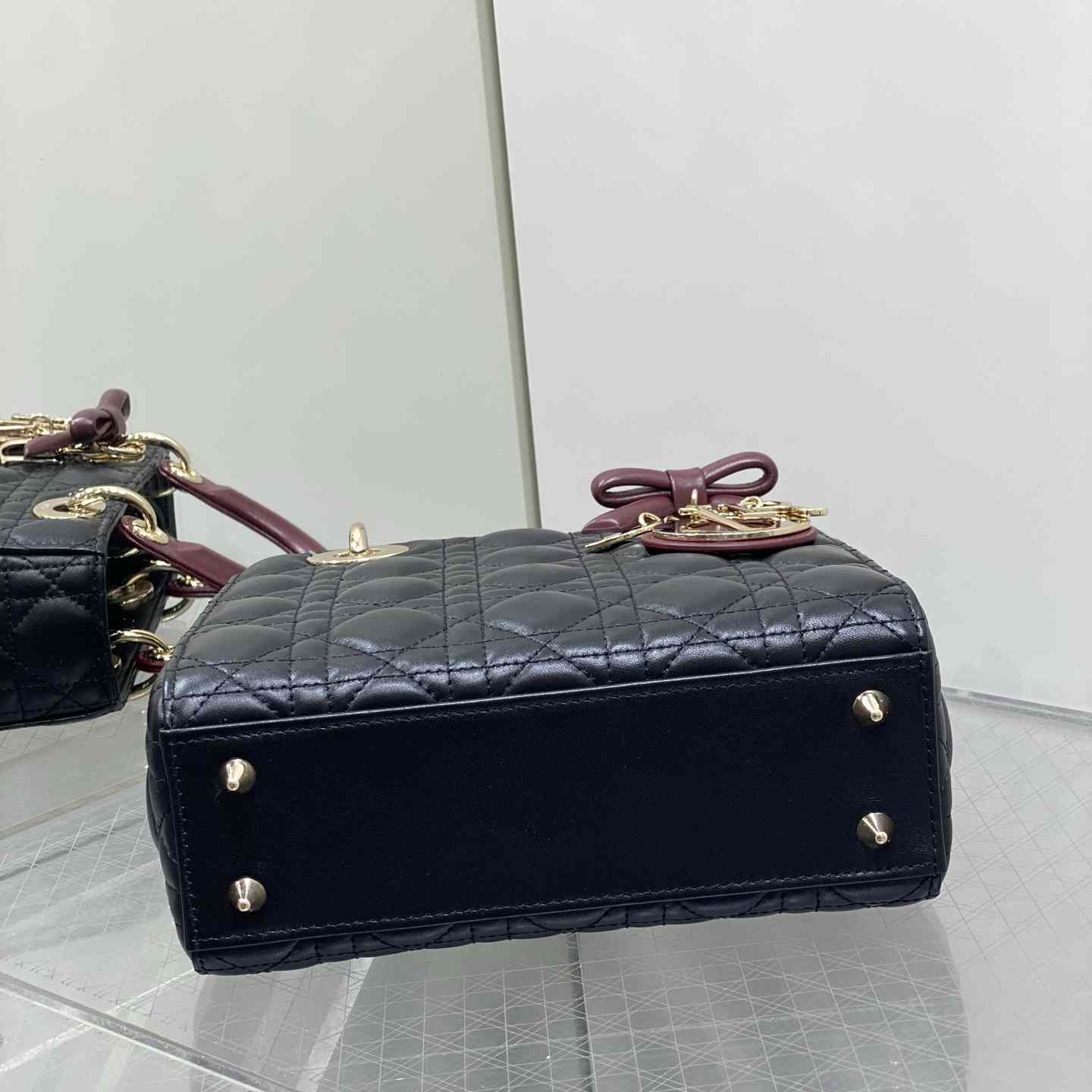 Dior Small Lady Dior Bag With Strap - DesignerGu