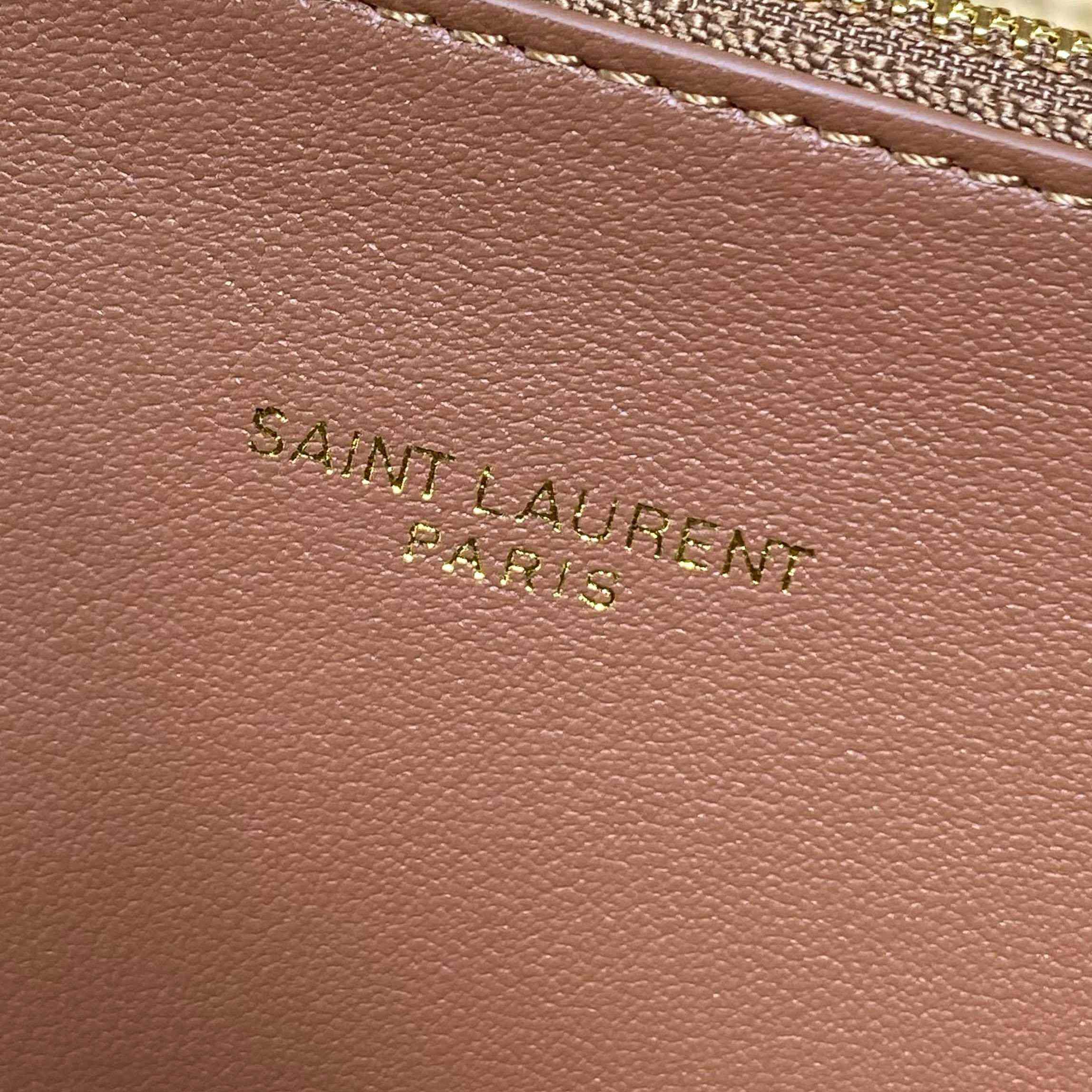 Saint Laurent LE 5 À 7 Supple Large In Raffia - DesignerGu