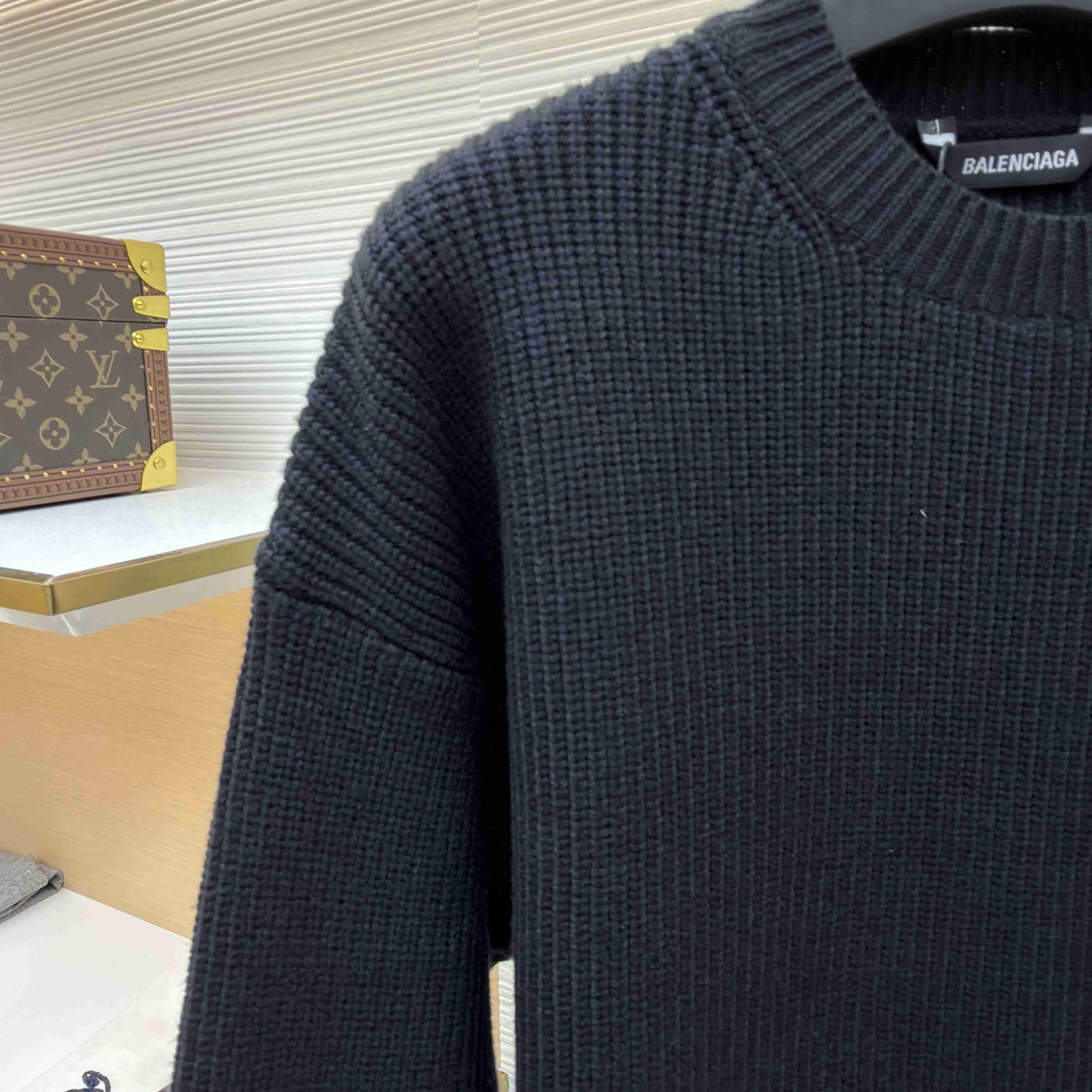 Balenciaga Wool Blend Sweater - DesignerGu