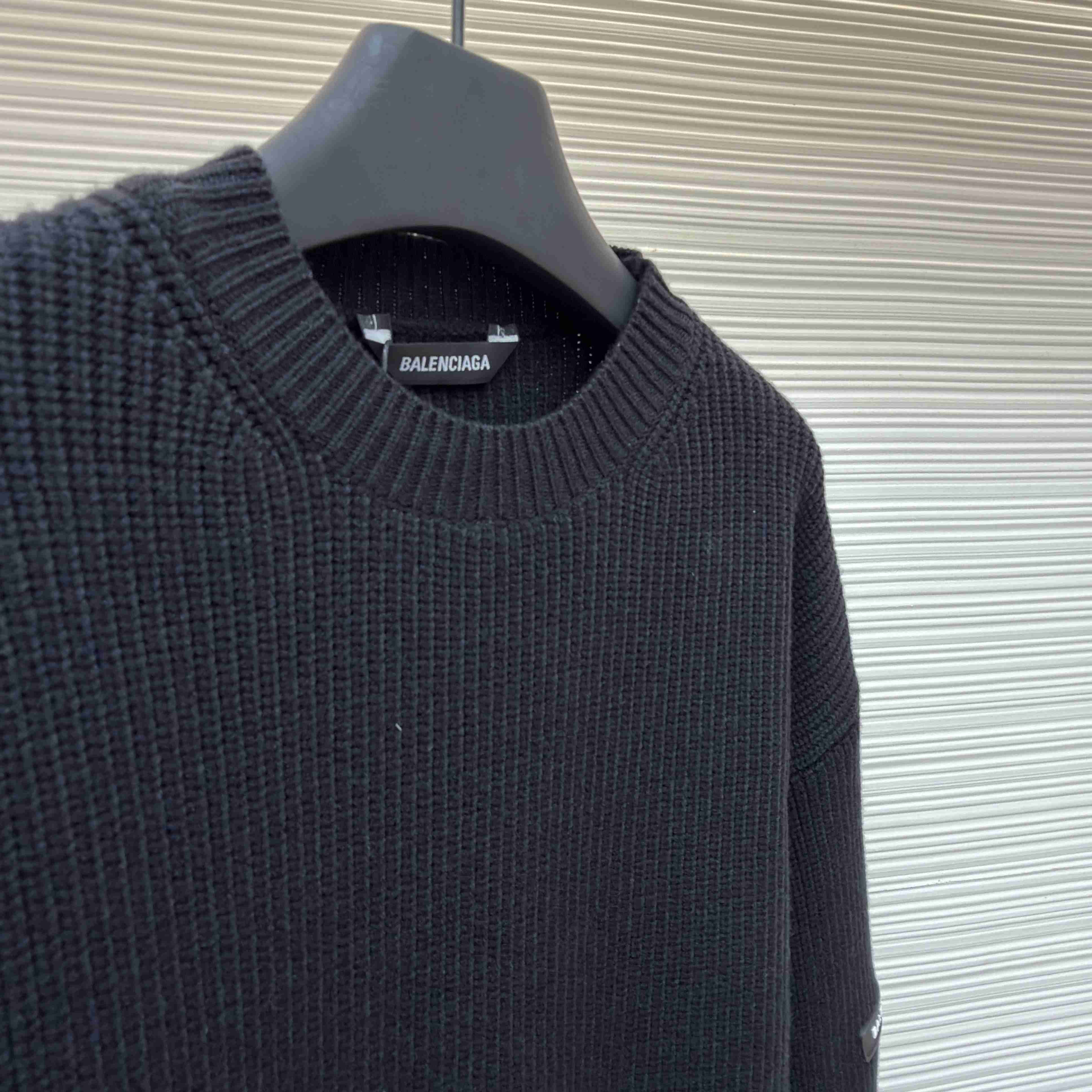 Balenciaga Wool Blend Sweater - DesignerGu