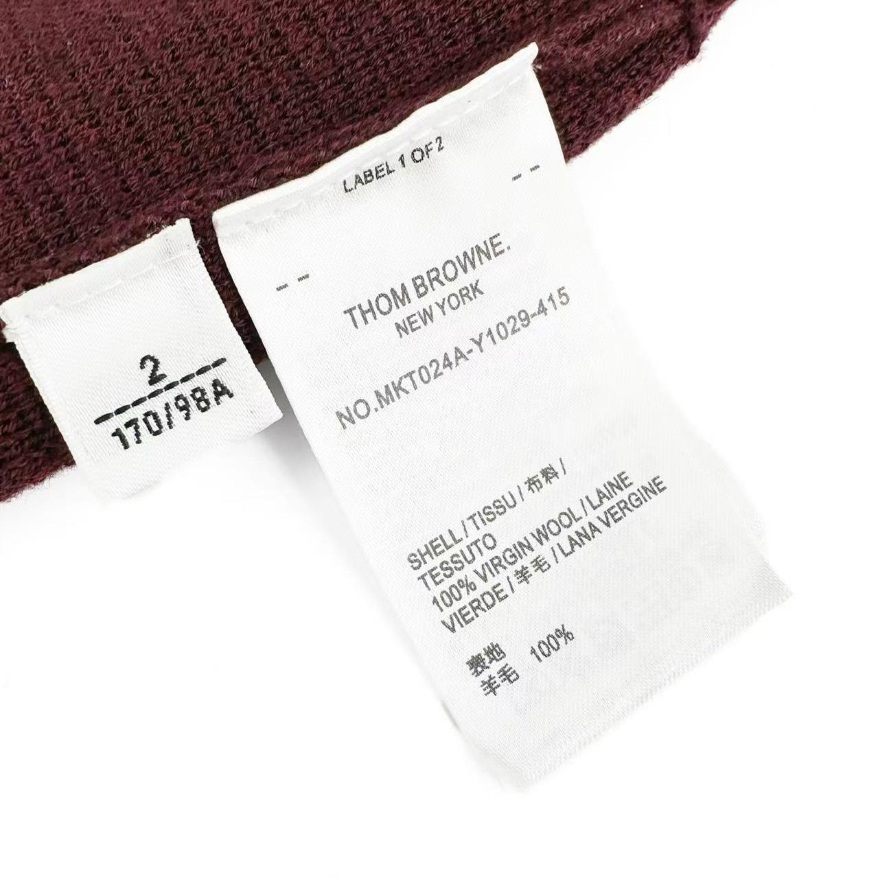 Thom Browne Ottoman Milano Stitch 4-Bar Bomber Jacket - DesignerGu