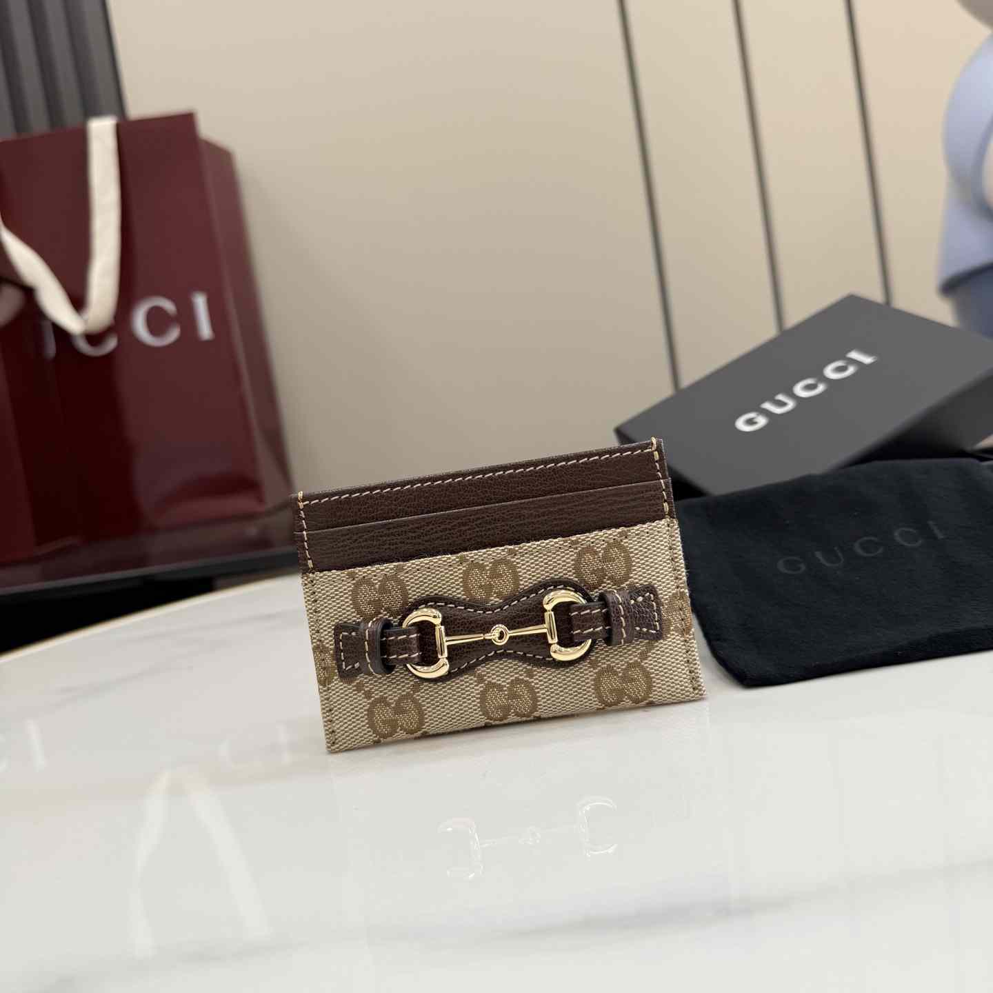 Gucci Card Case With Horsebit A006YR - DesignerGu