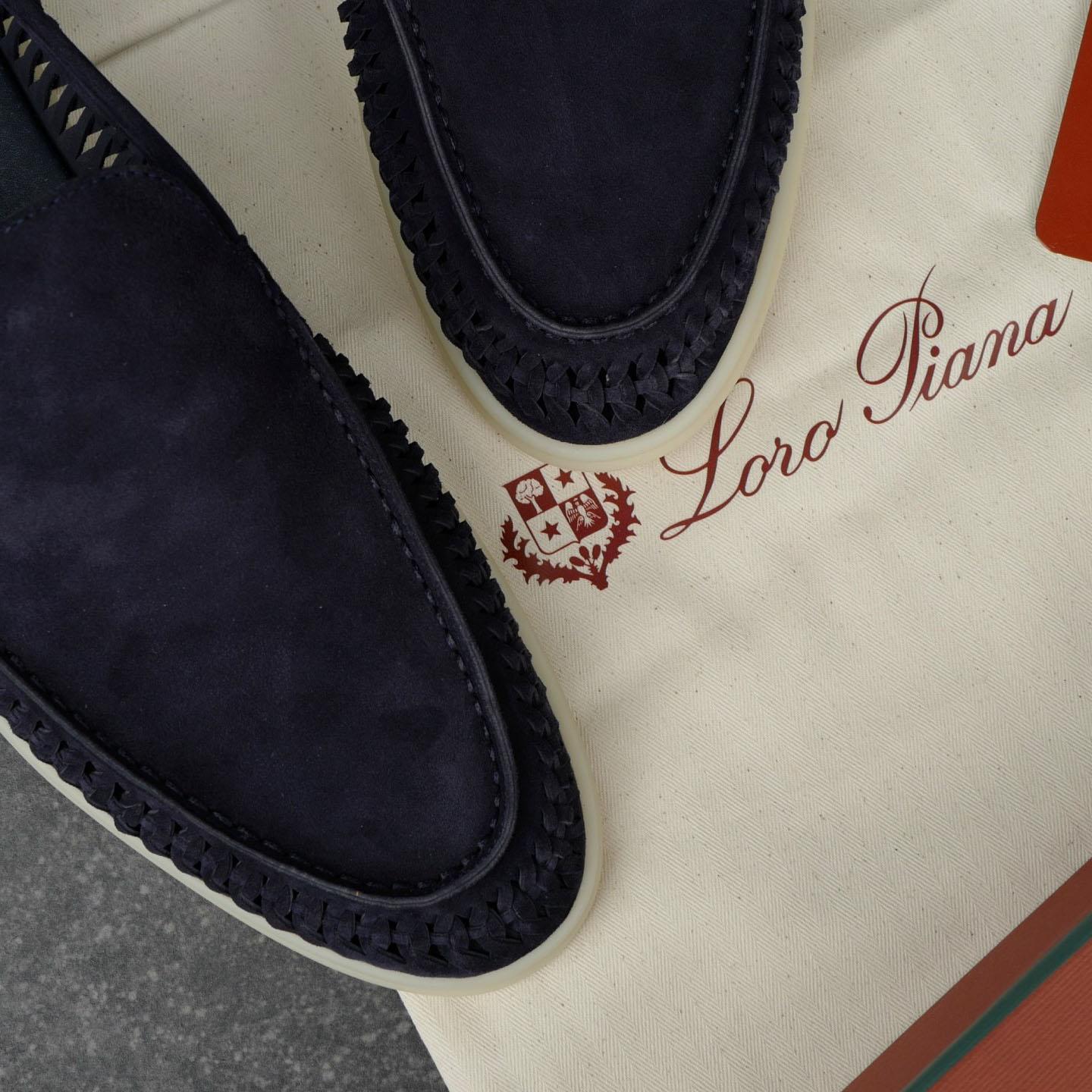  Loro Piana Summer Walk Loafers - DesignerGu