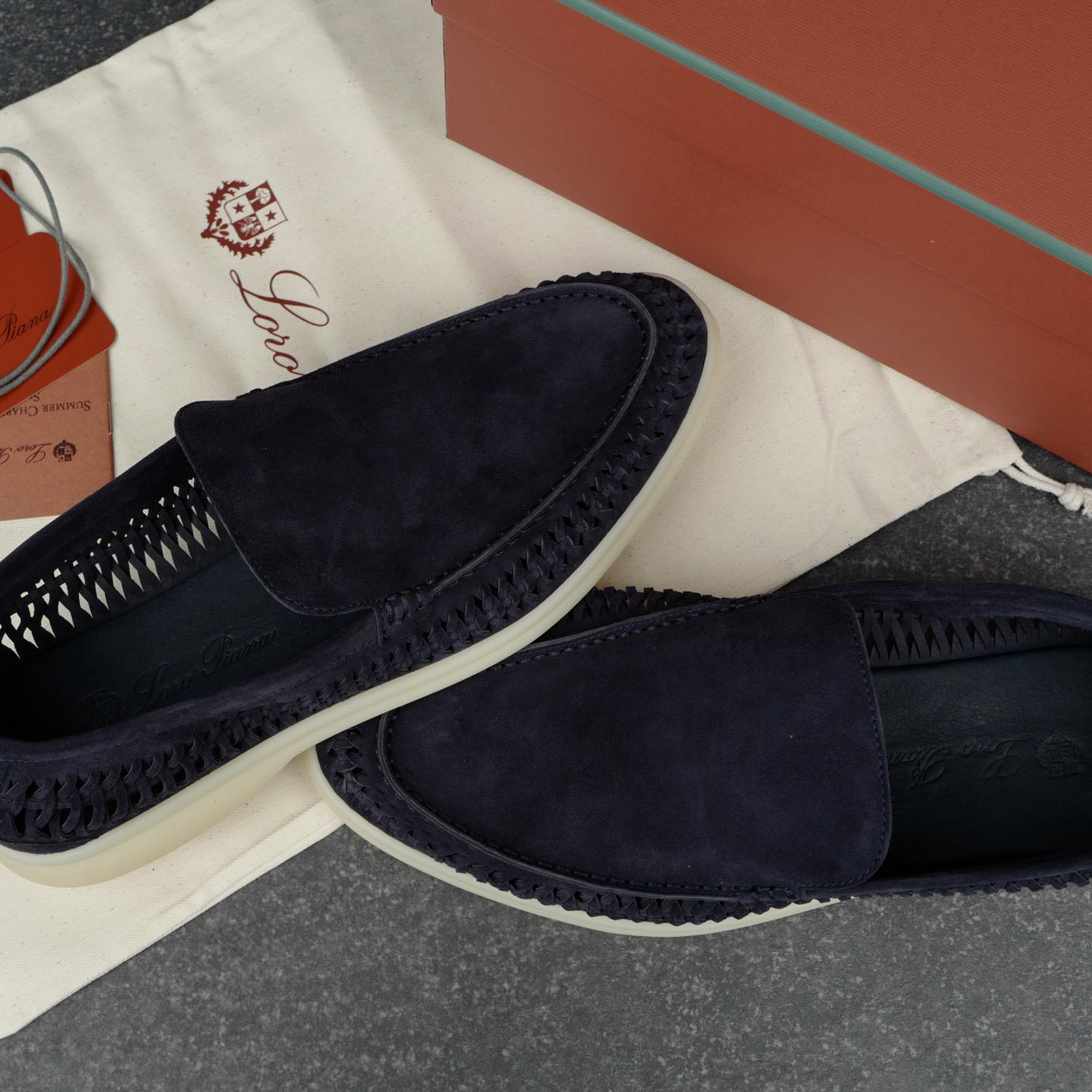  Loro Piana Summer Walk Loafers - DesignerGu