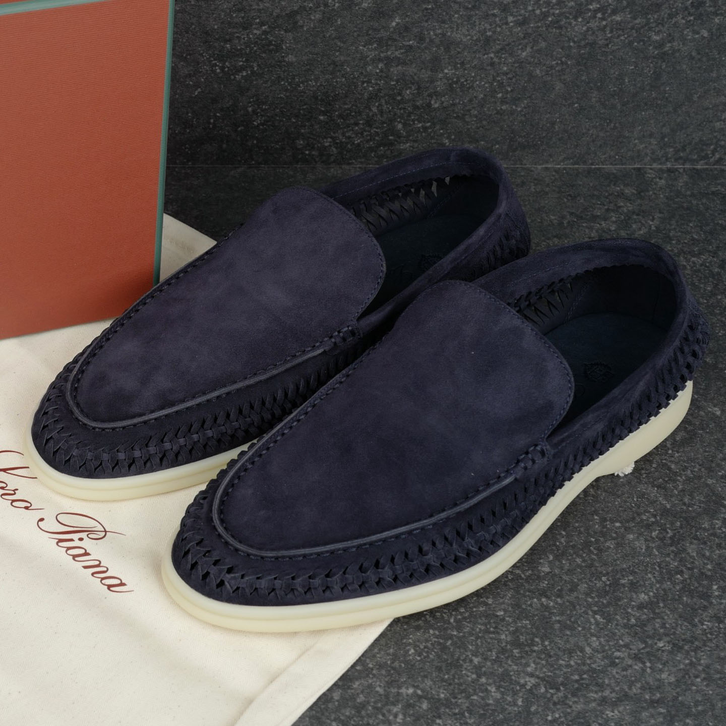  Loro Piana Summer Walk Loafers - DesignerGu