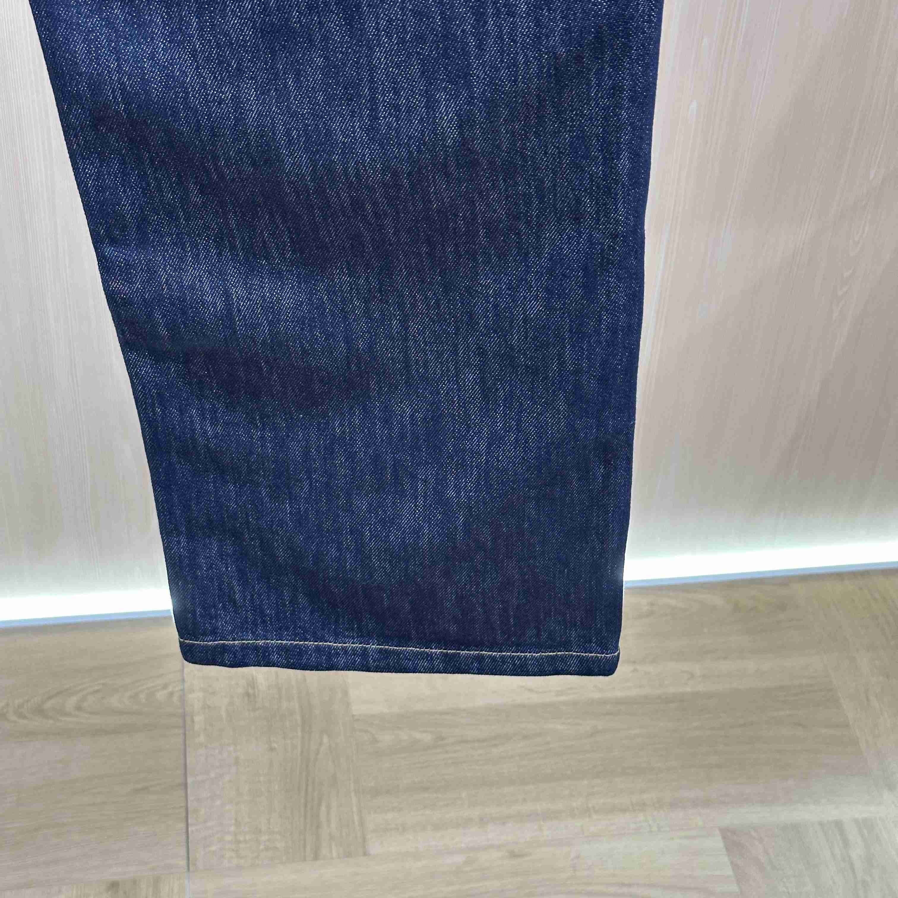 Louis Vuitton Embroidered Signature Denim Pants 1AKLR2 - DesignerGu