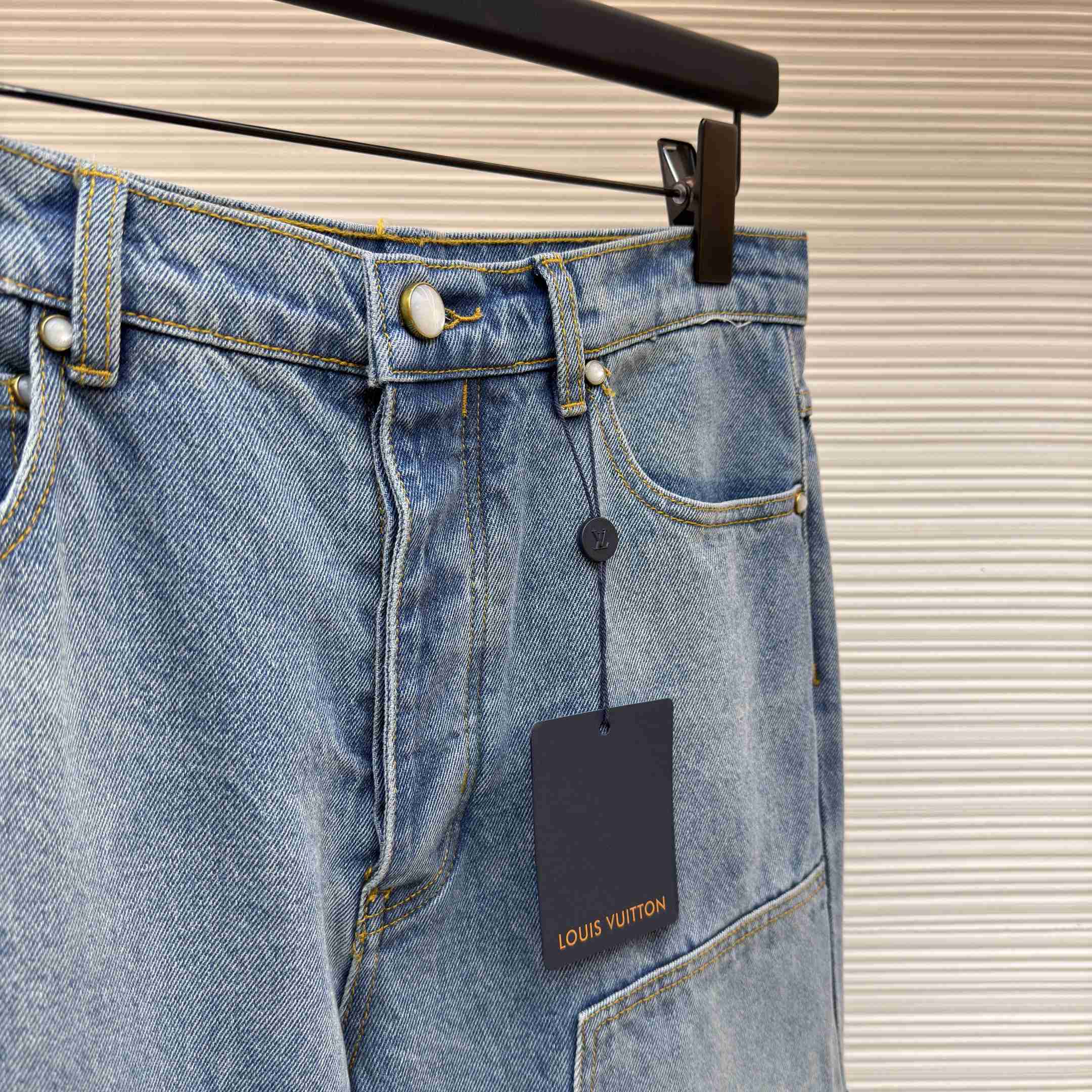 Louis Vuitton Denim Carpenter Pants 1AJBKK - DesignerGu