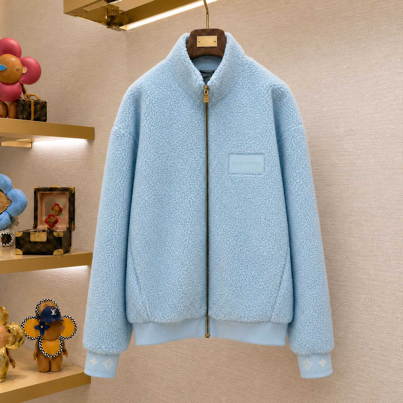 Louis Vuitton Signature Patch Fleece Blouson 1AKLL3 - DesignerGu