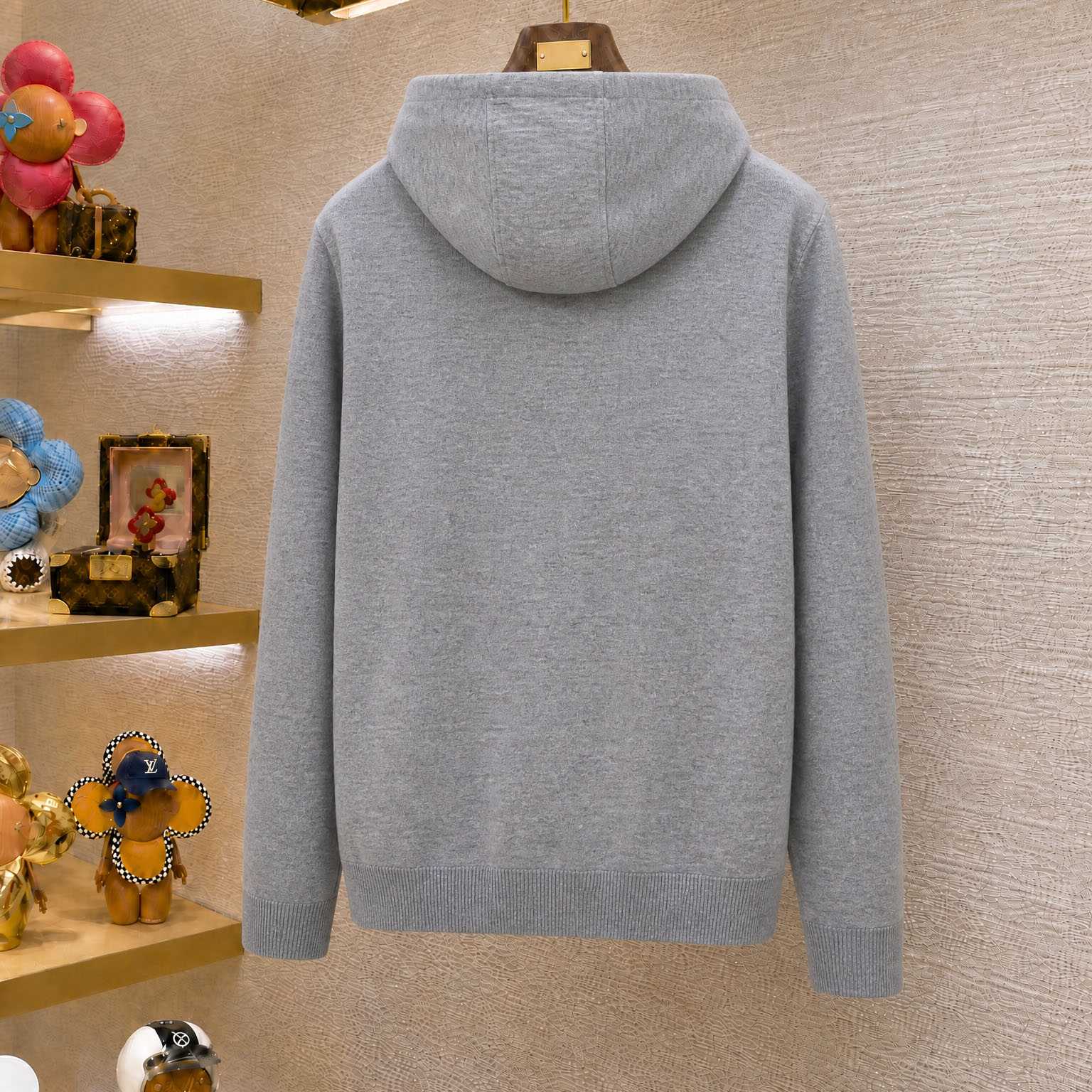 Louis Vuitton Signature Double Face Cashmere Hoodie - DesignerGu