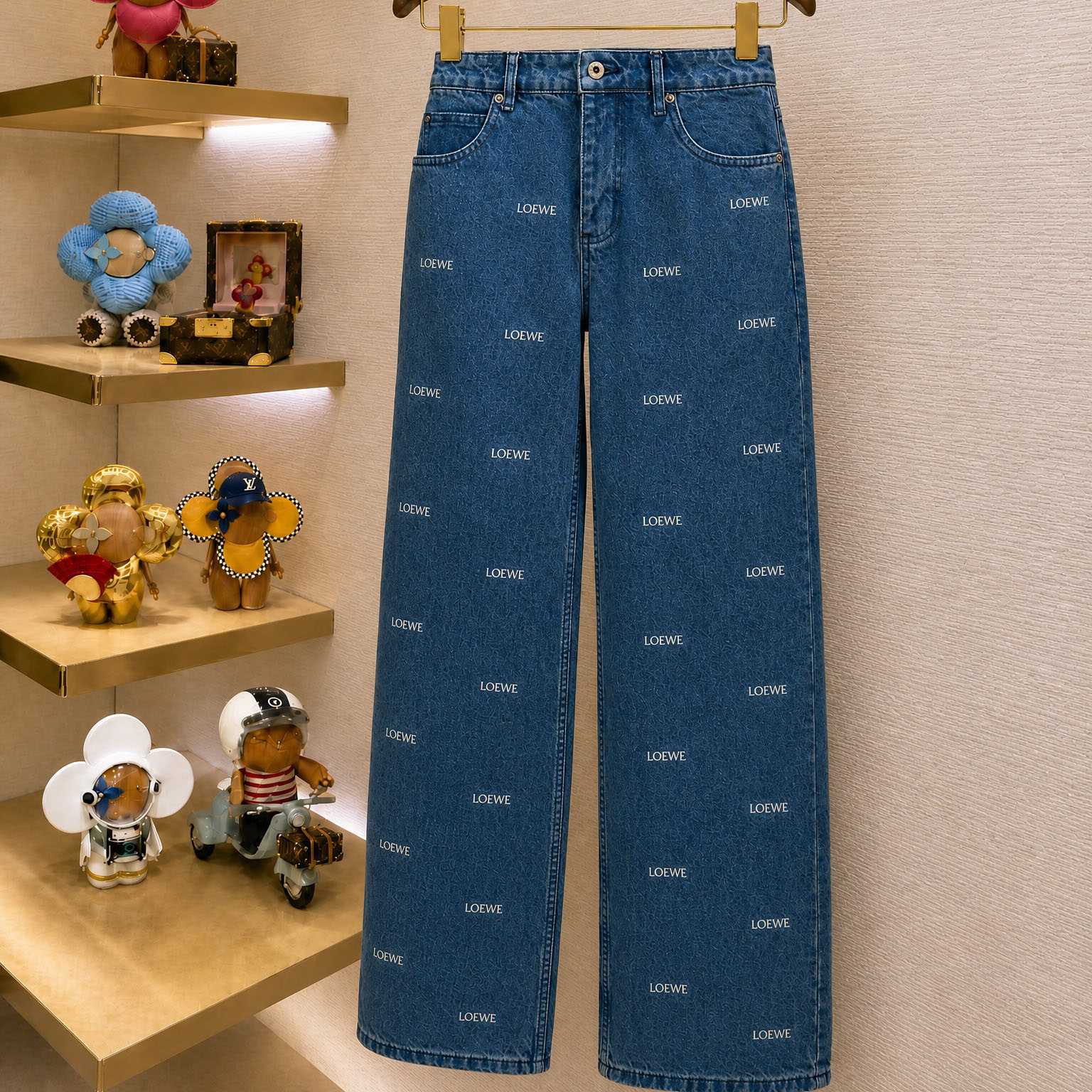 Loewe Jeans In Denim - DesignerGu